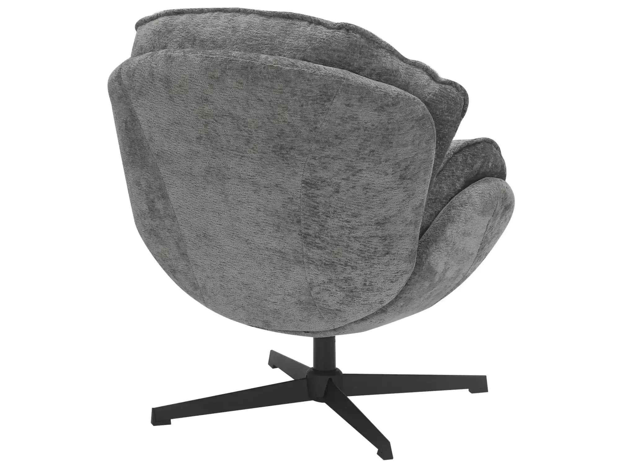 Kreslo Betty,  sivá / čierna