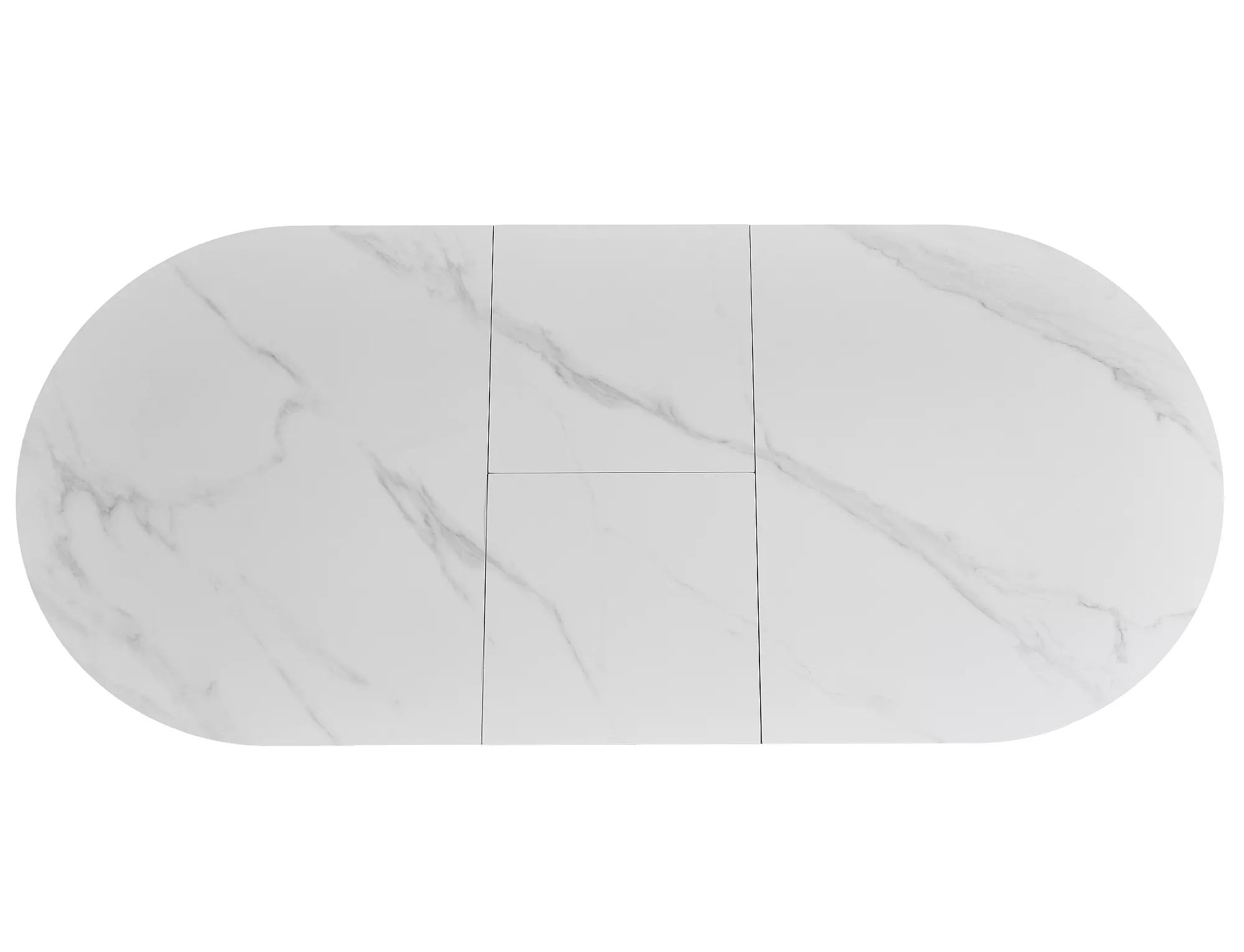 Jedálenský rozkladací stôl Gaston, 140-180cm,  matná biela / matná čierna