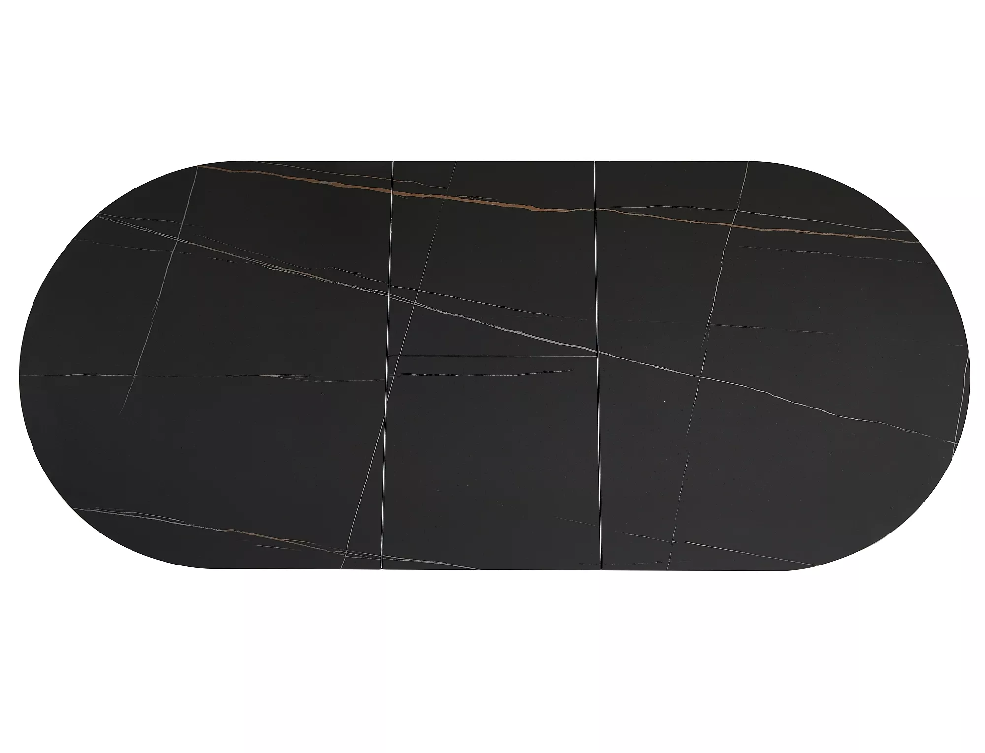 Jedálenský rozkladací stôl Gaston, 140-180cm,  matná čierna / matná čierna