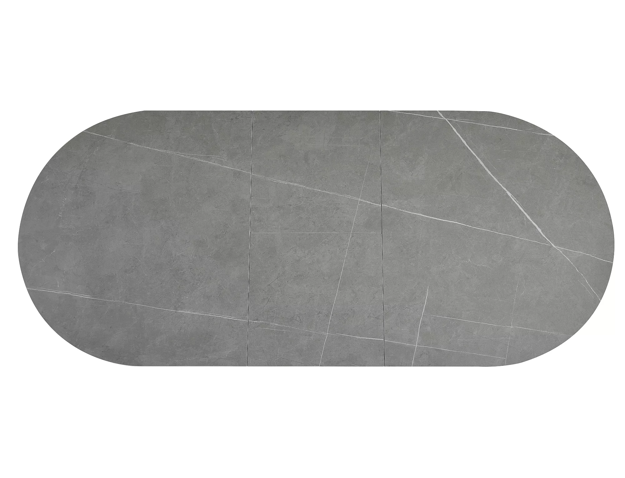 Jedálenský rozkladací stôl Gaston, 140-180cm,  matná sivá / matná čierna