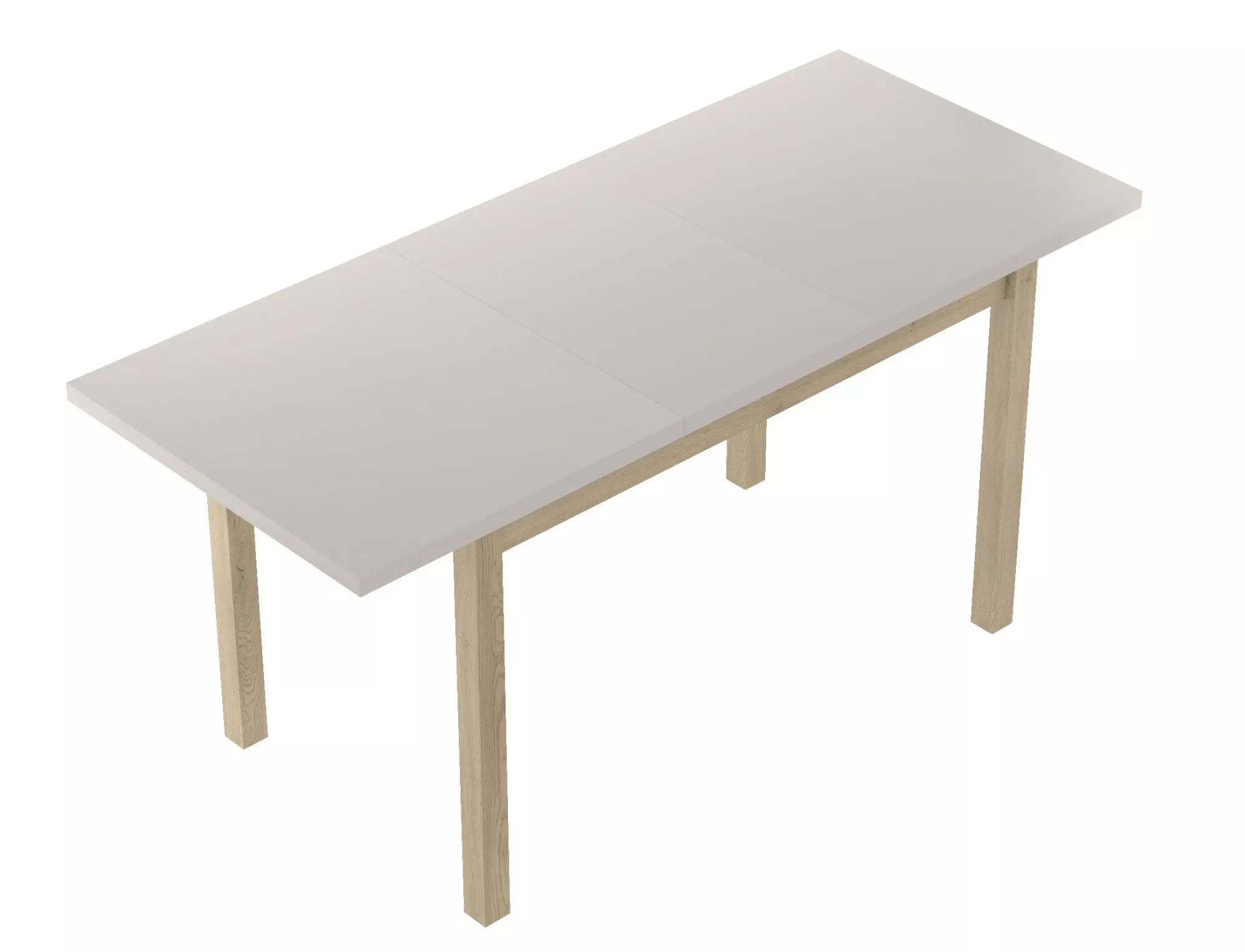 Jedálenský stôl Adam 140,  kašmír / cremona torro dub