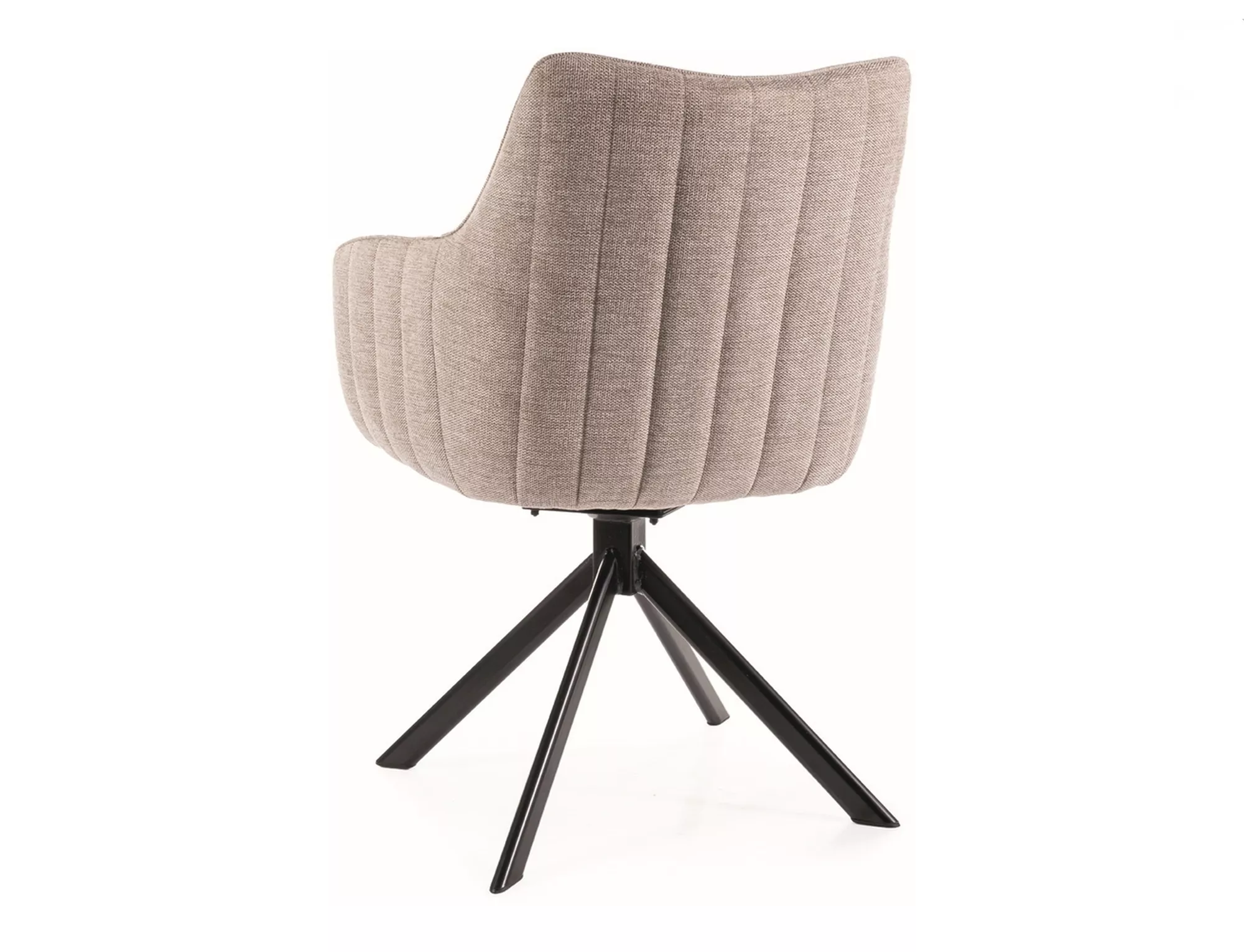 Jedálenská stolička AZALIA BREGO, ČIERNY RÁM / SV. BÉŽOVÁ 31