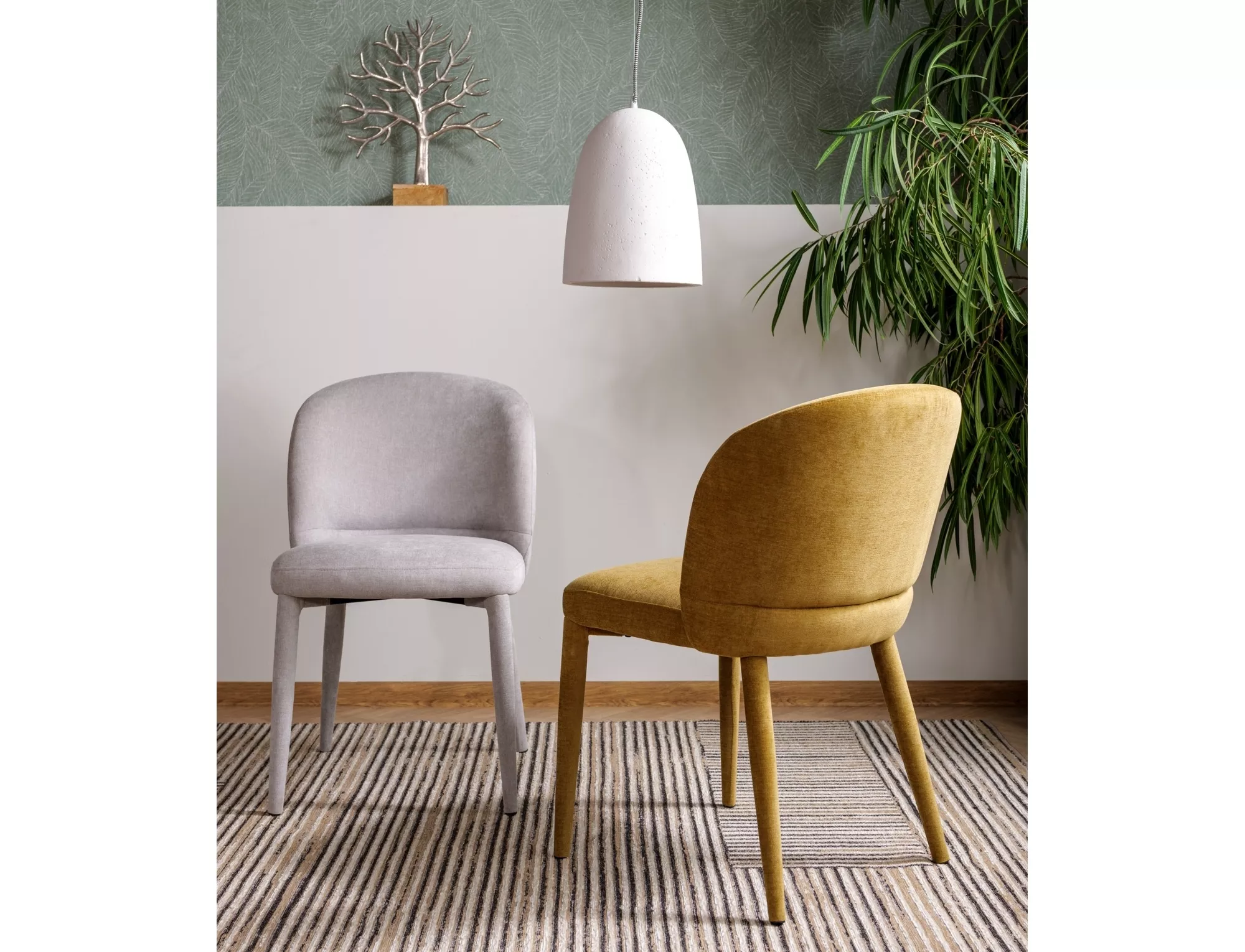 Jedálenská stolička Tino Wind,  svetlosivá / svetlosivá