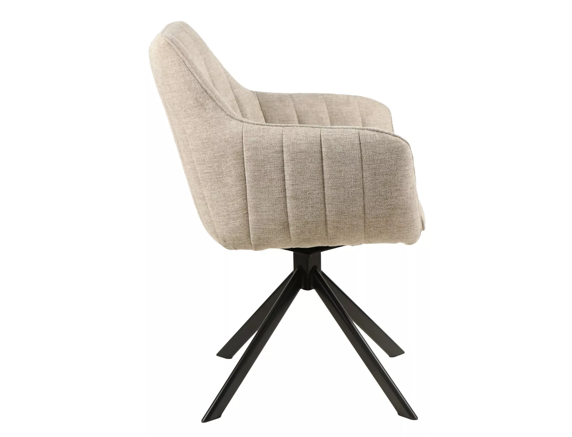 Jedálenská stolička AZALIA BREGO, ČIERNY RÁM / SV. BÉŽOVÁ 31