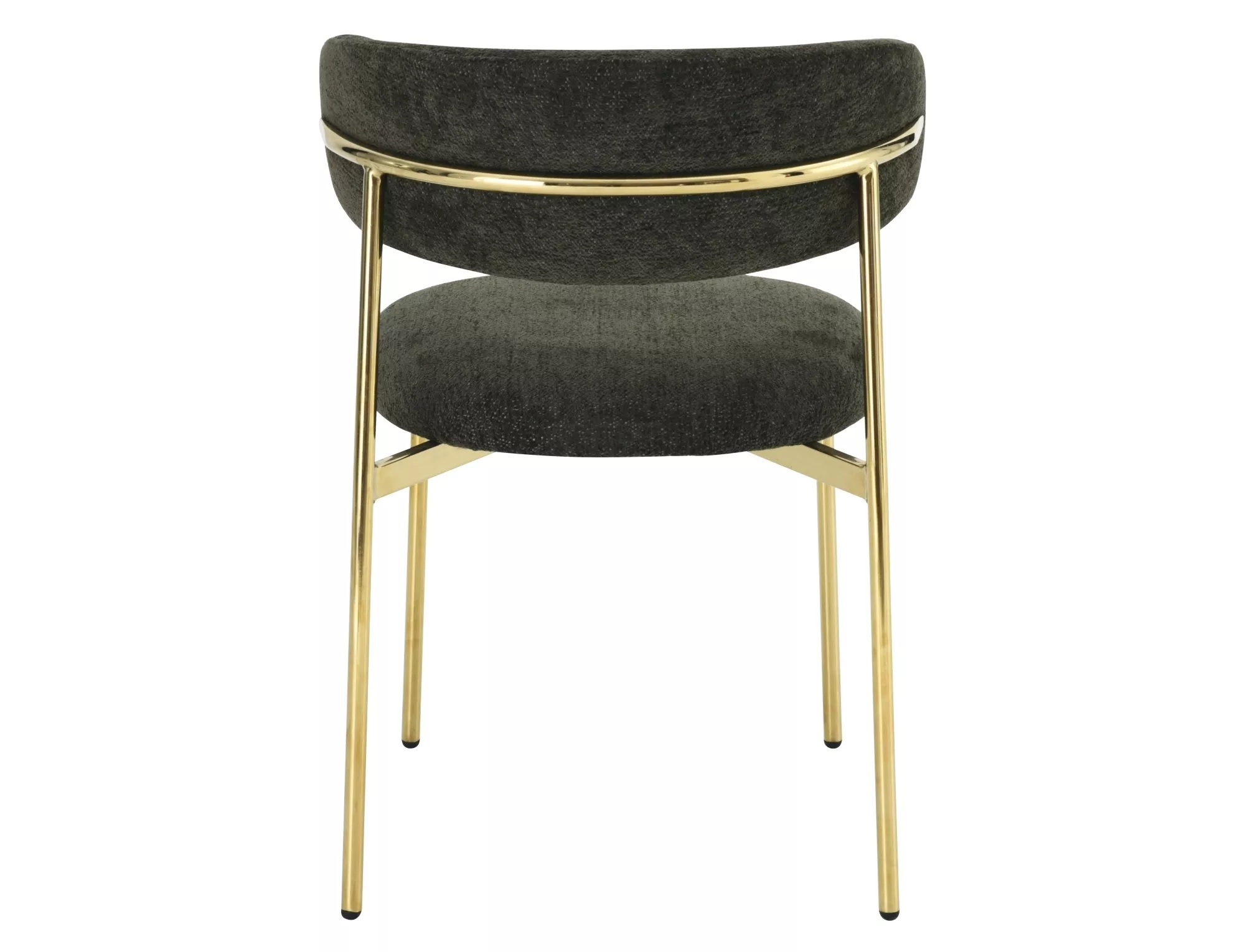 Jedálenská stolička Elton Raven,  olivová / zlatá