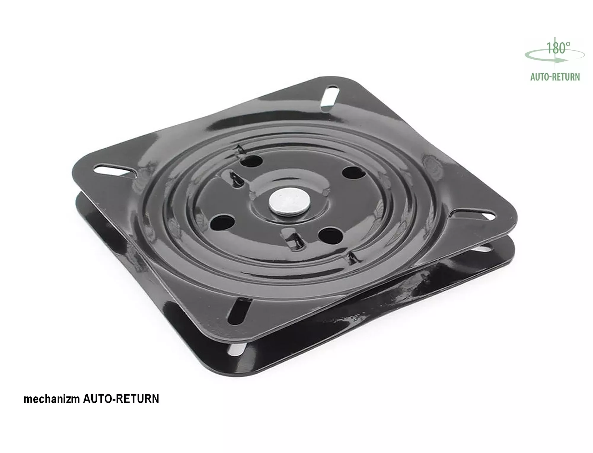 Jedálenská stolička AZALIA BREGO, ČIERNY RÁM / SIVÁ 07