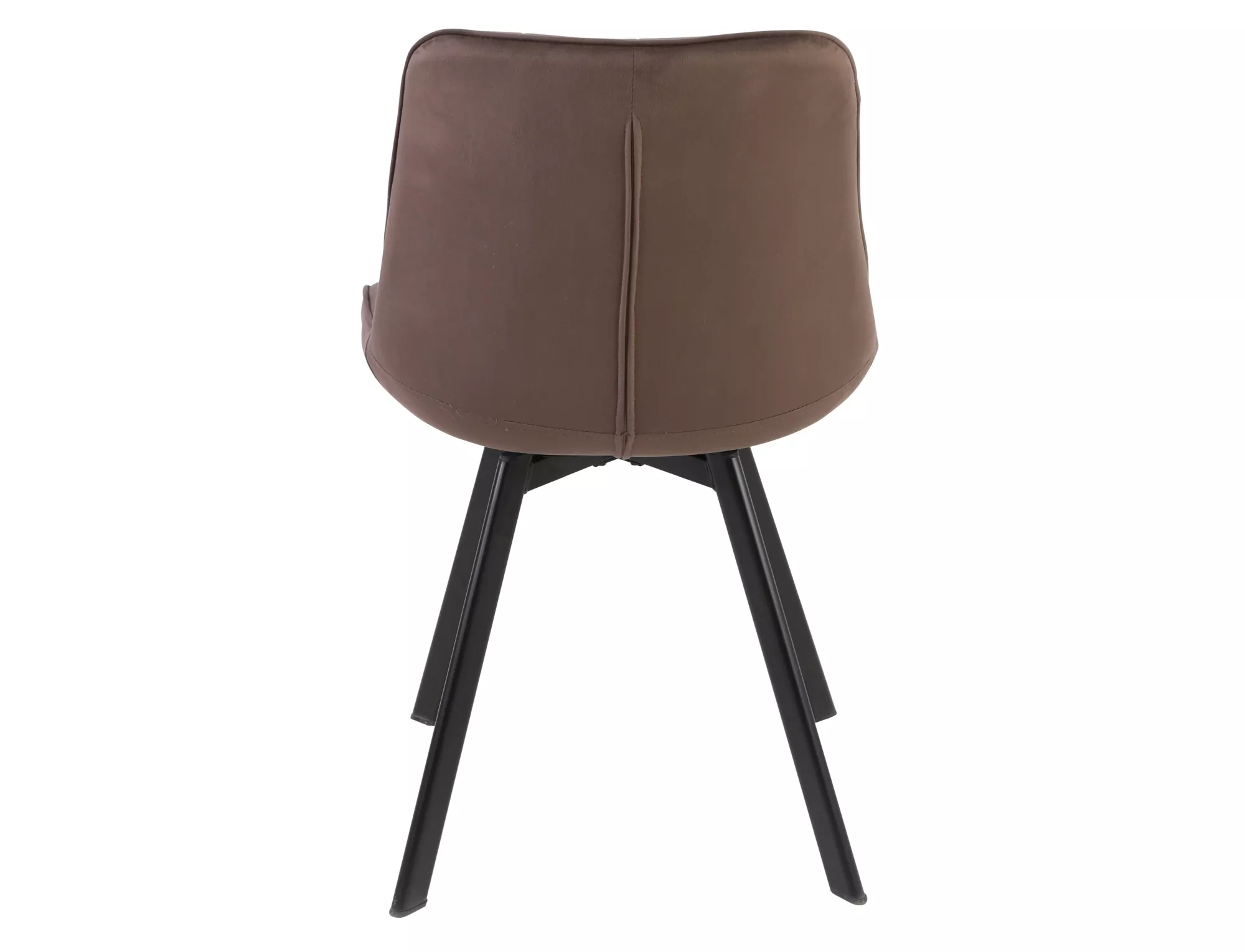 Jedálenská stolička Monti Velvet,  cappuccino / matná čierna