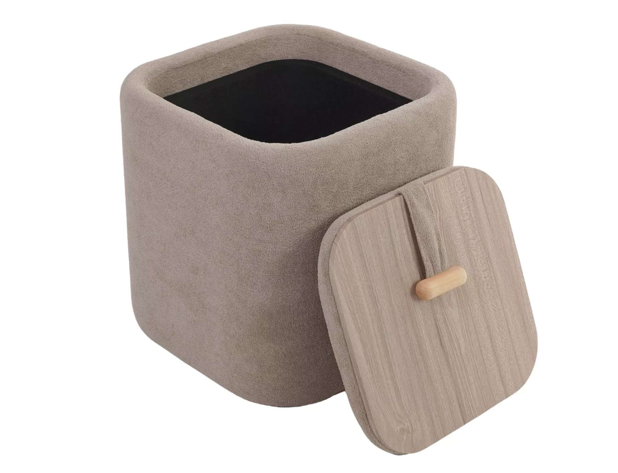 Taburetka Nap,  tmavobéžová,