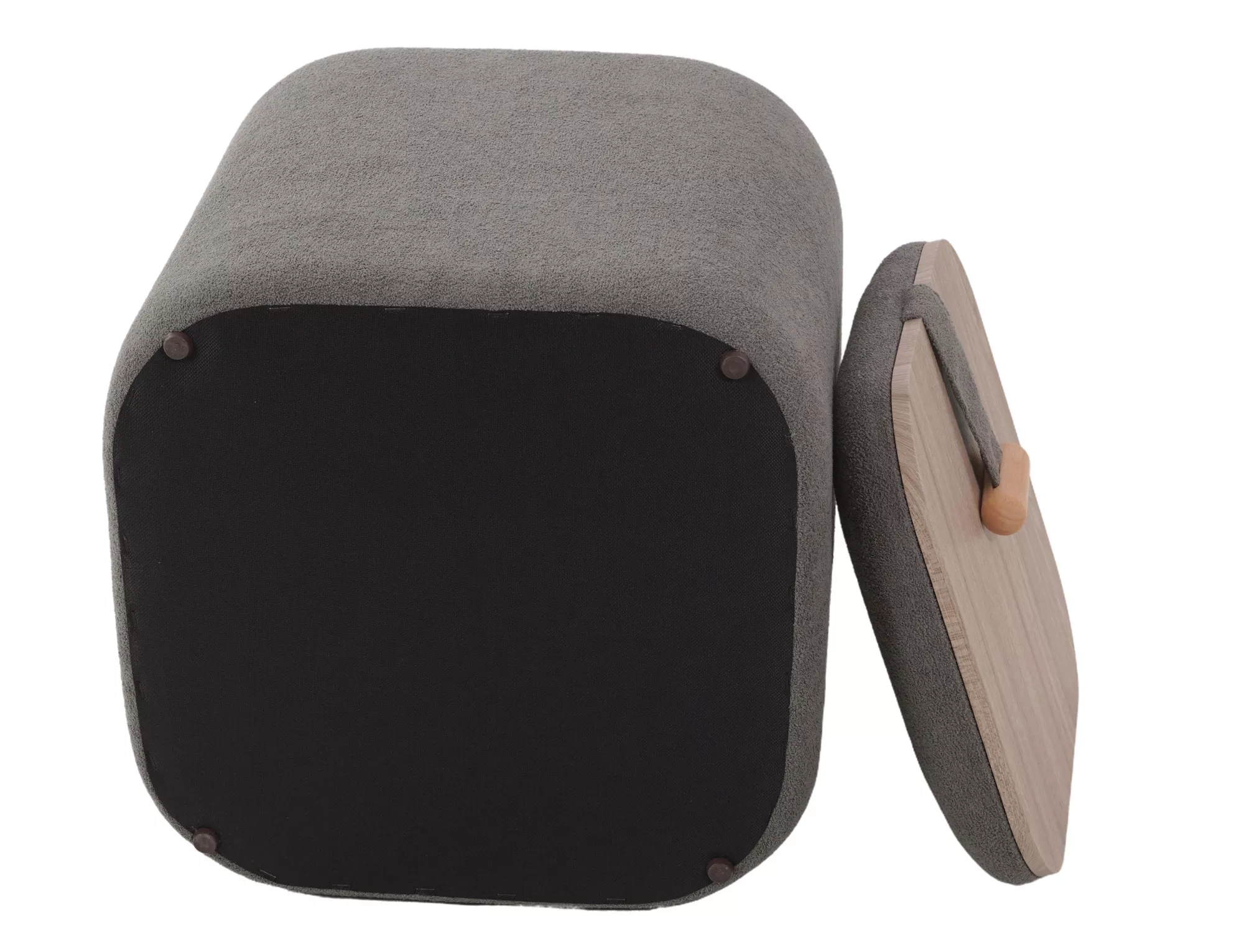 Taburetka Nap,  sivá,