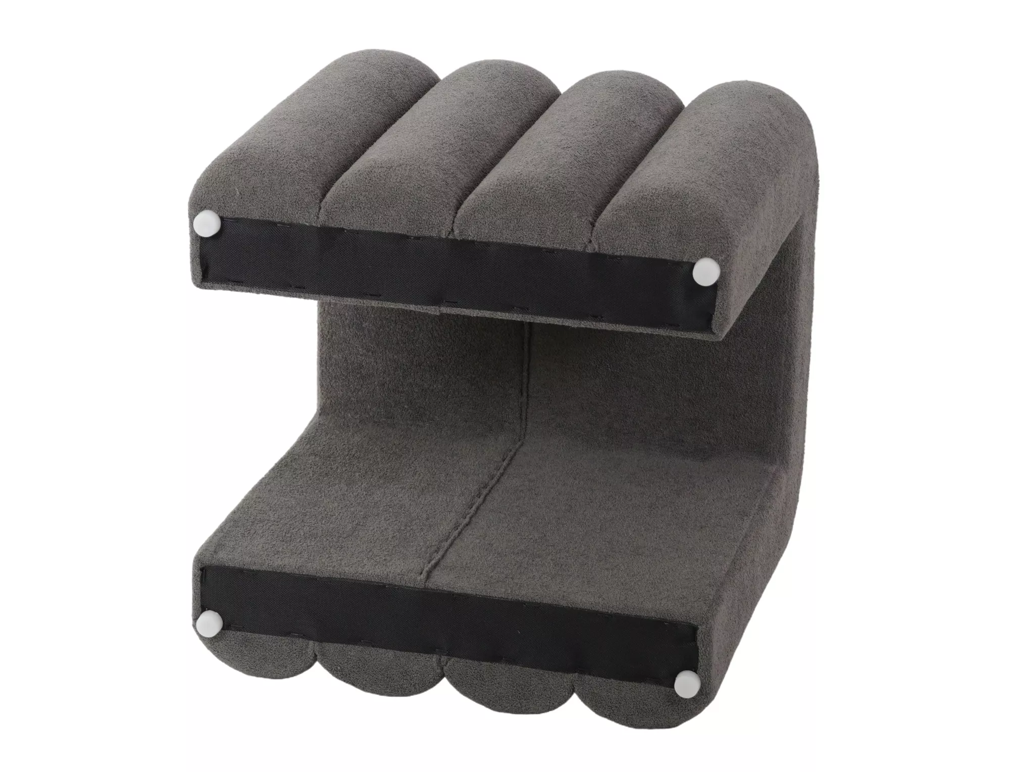 Taburetka Tica,  sivá, čalúnenie