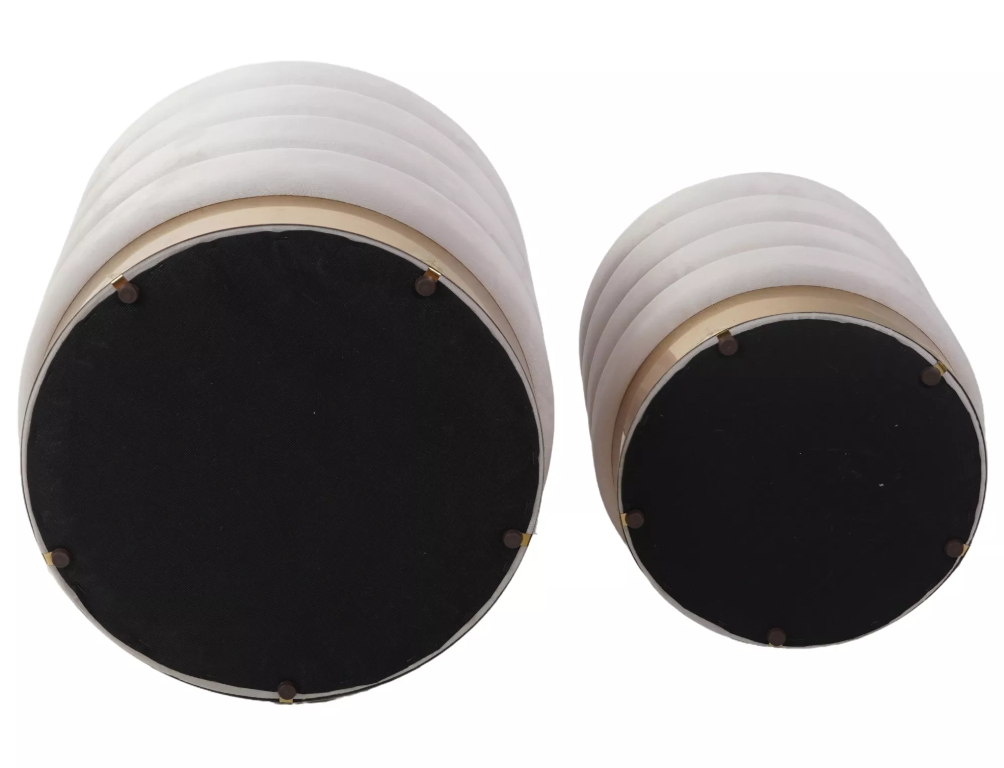 Taburetka Britta Velvet,  svetlobéžová, čalúnenie