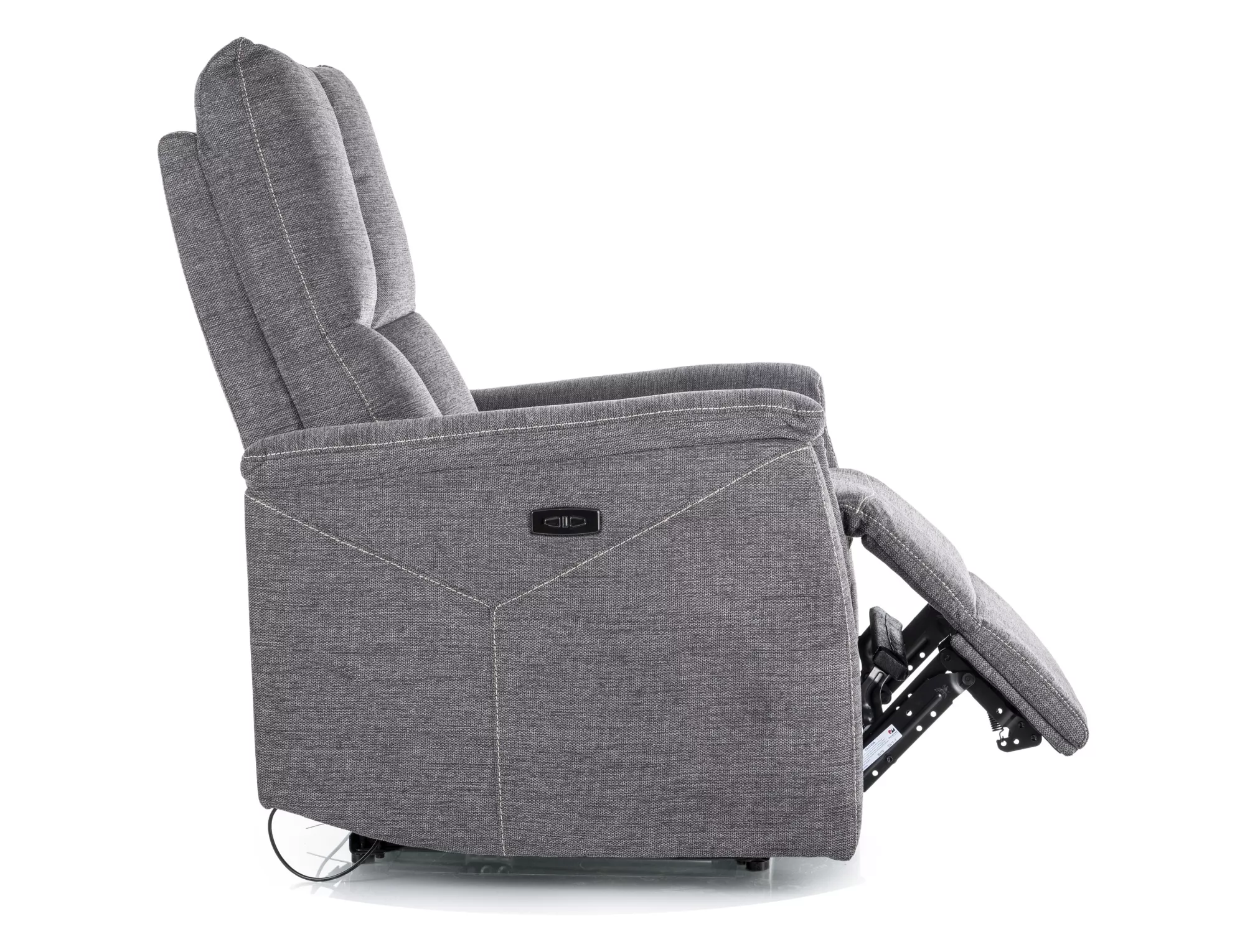 Rozkladacie kreslo Neptun Brego,  tmavosivá / čierna