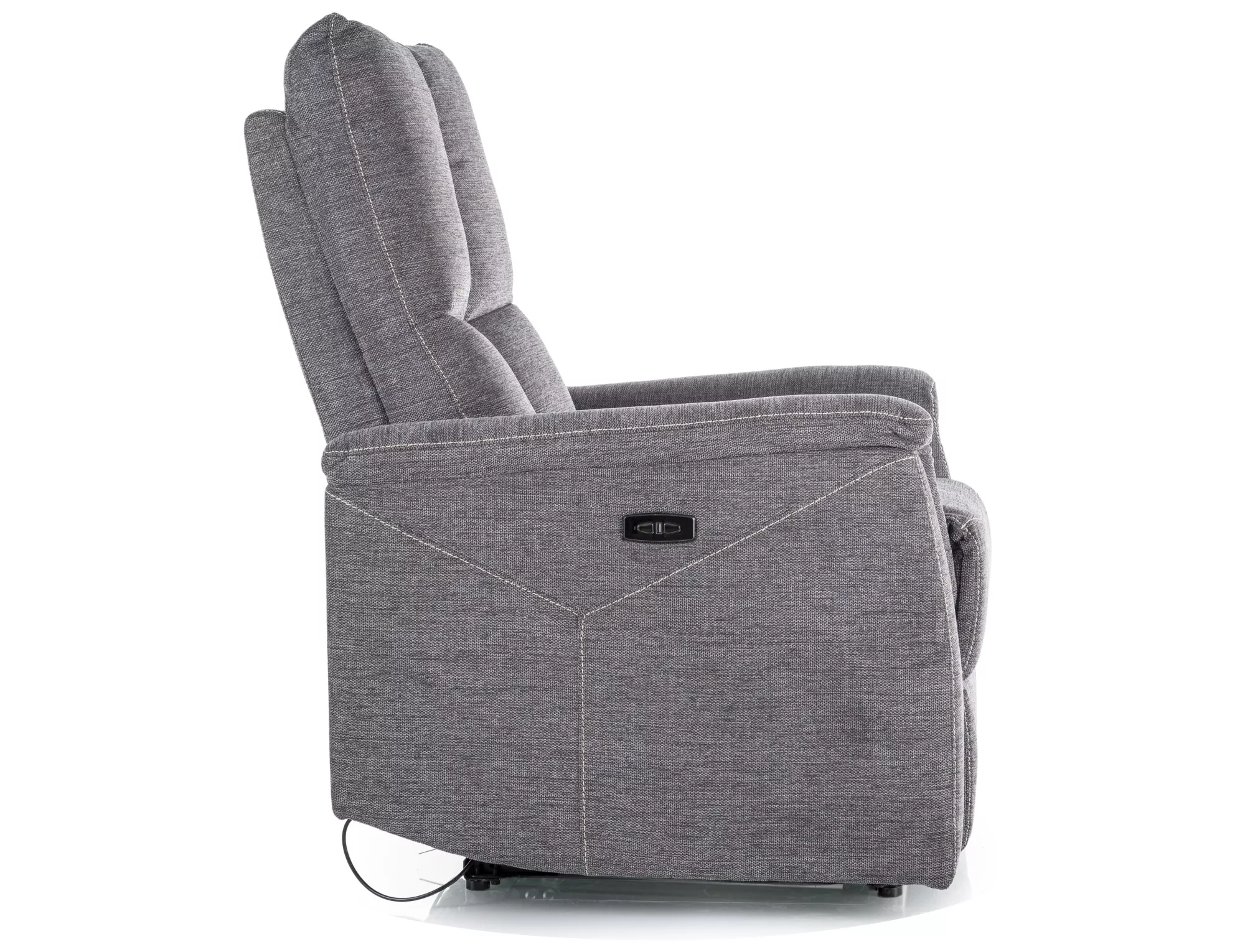 Rozkladacie kreslo Neptun Brego,  tmavosivá / čierna