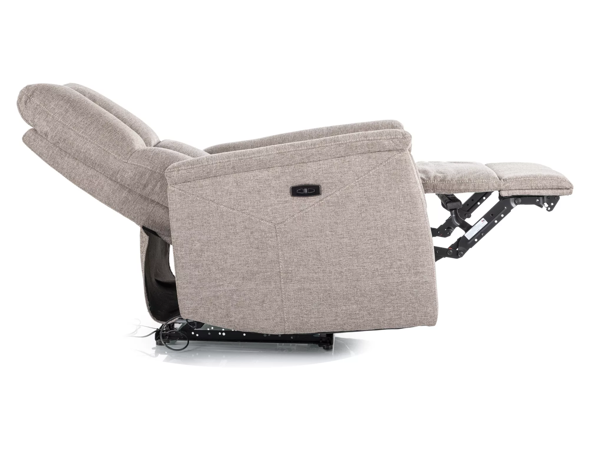 Rozkladacie kreslo Neptun Brego,  béžová / čierna