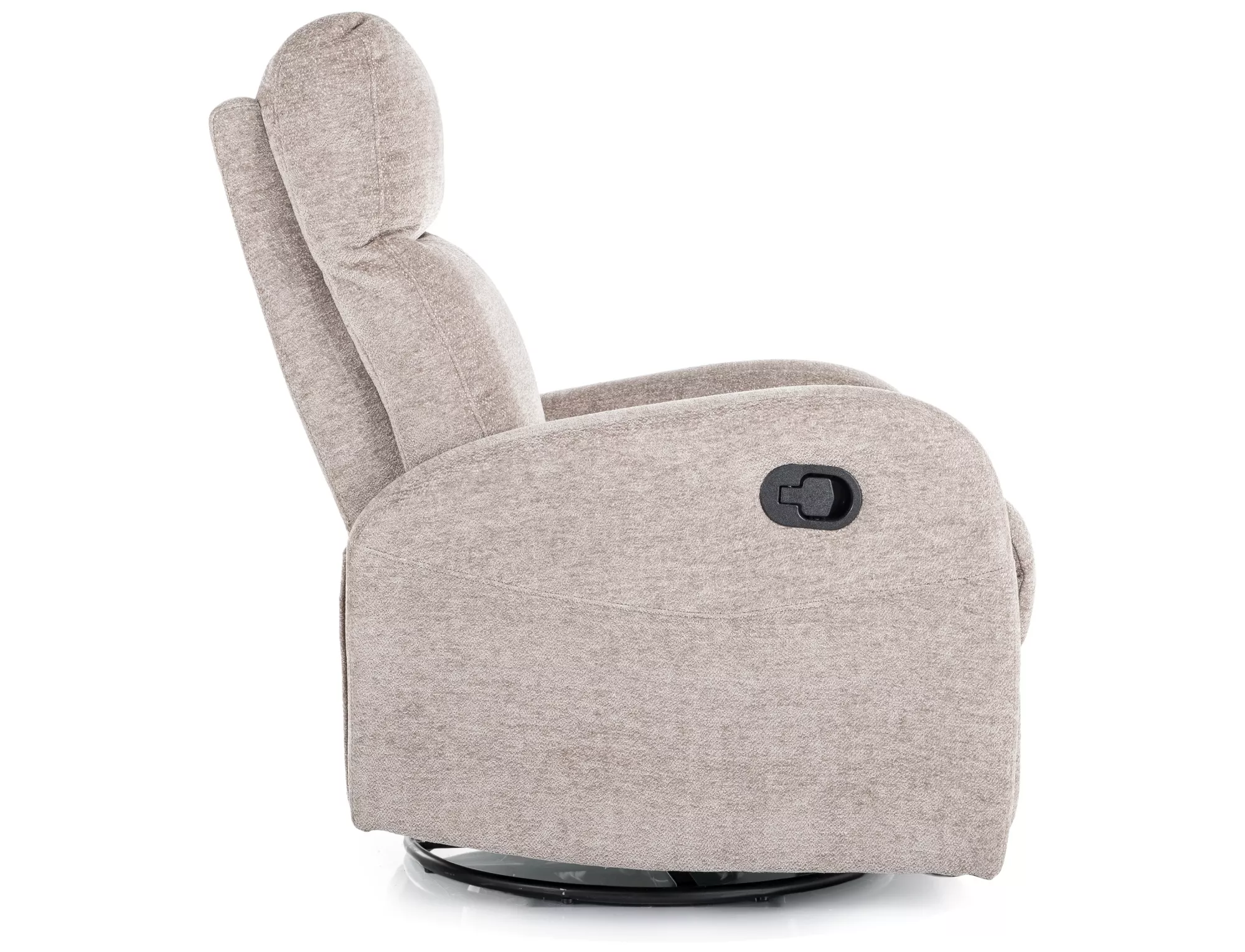 Rozkladacie kreslo Olimp Raven,  tmavobéžová / čierna