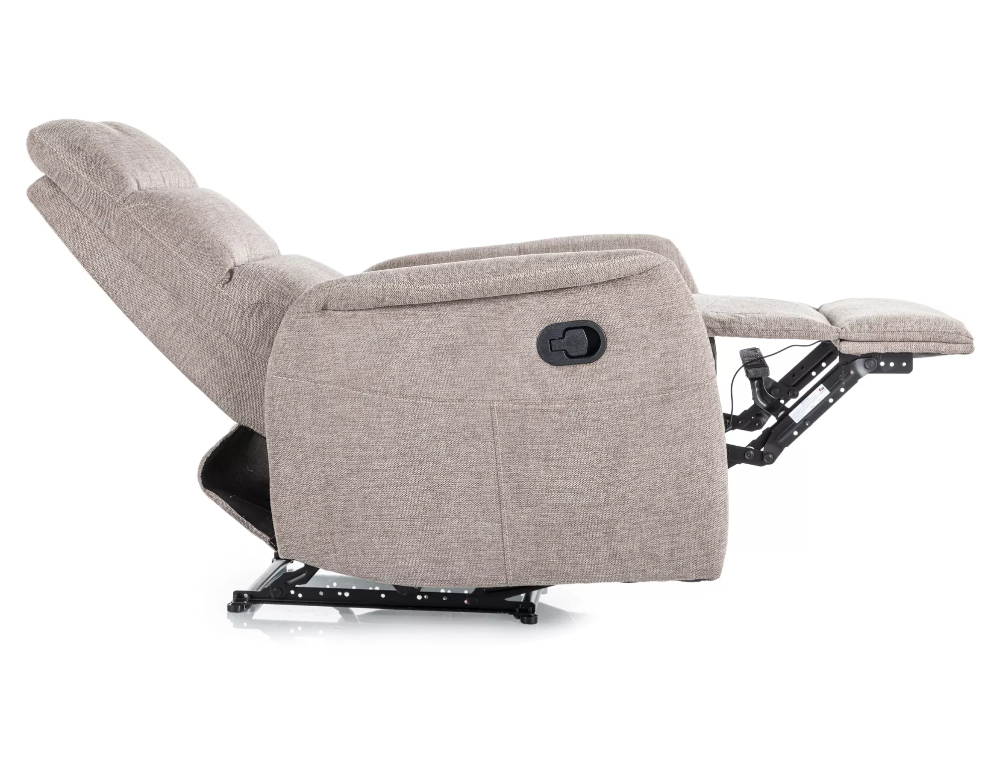 Rozkladacie kreslo Solon M Brego,  béžová / čierna