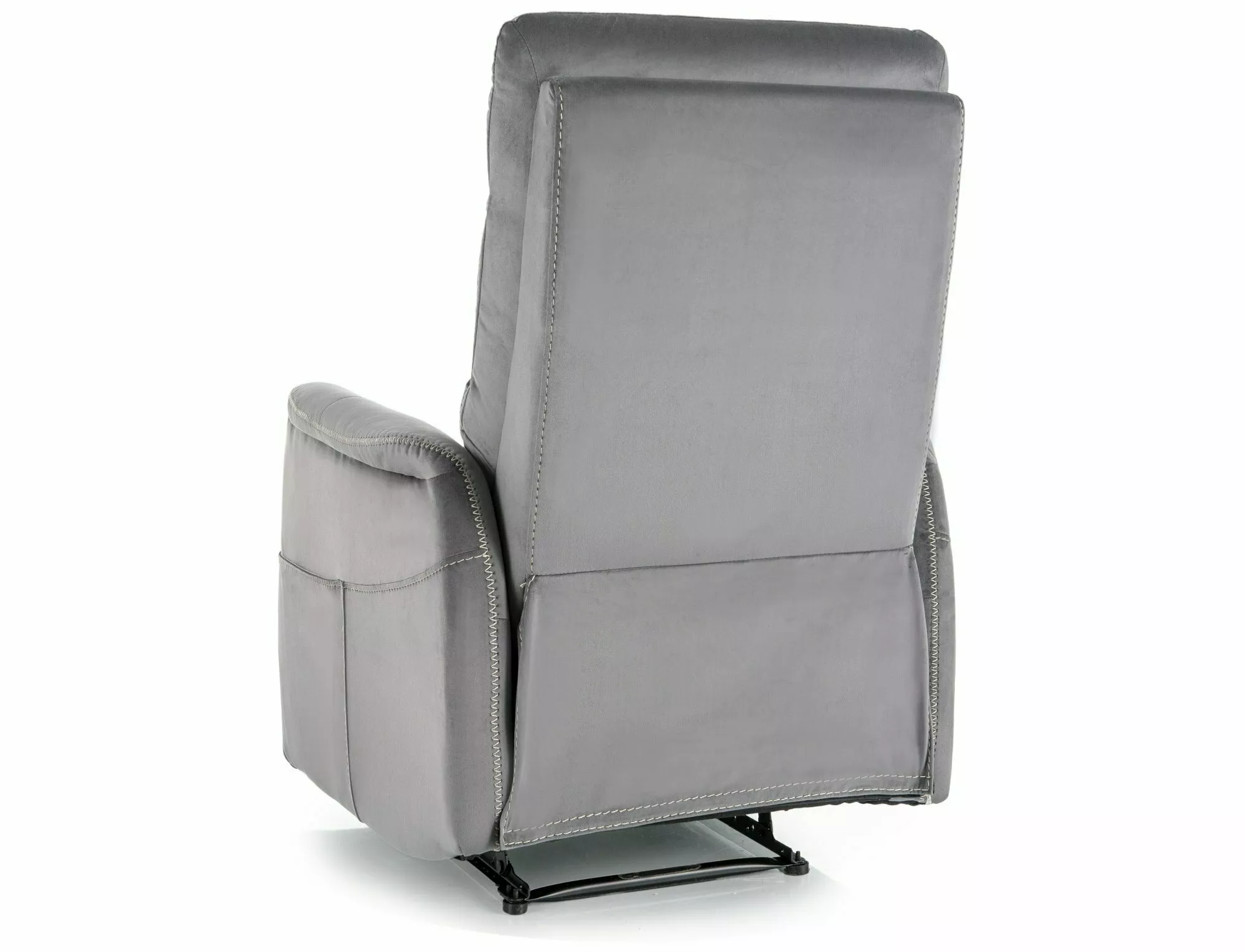 Rozkladacie kreslo Solon M Velvet,  sivá / čierna