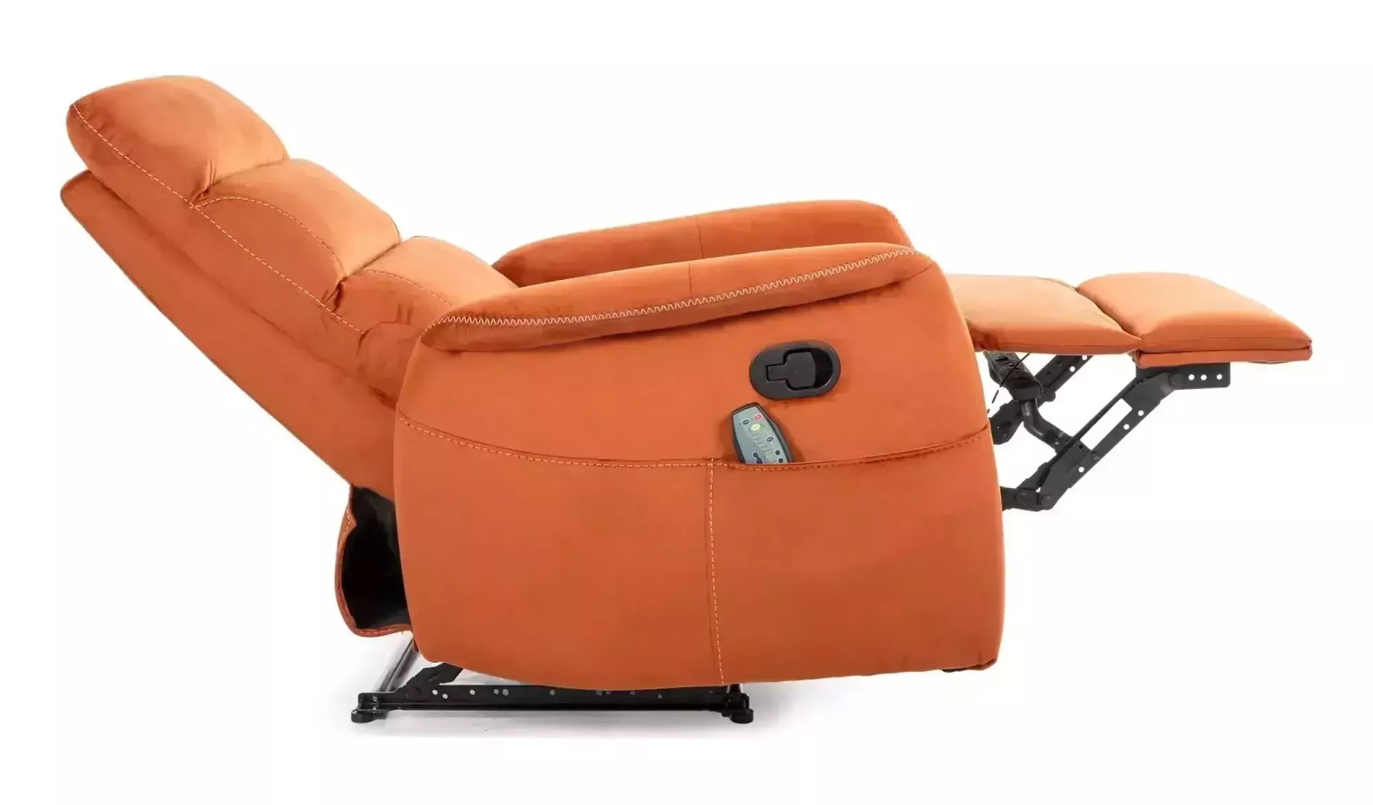 Rozkladacie kreslo Solon M Velvet,  škoricová / čierna