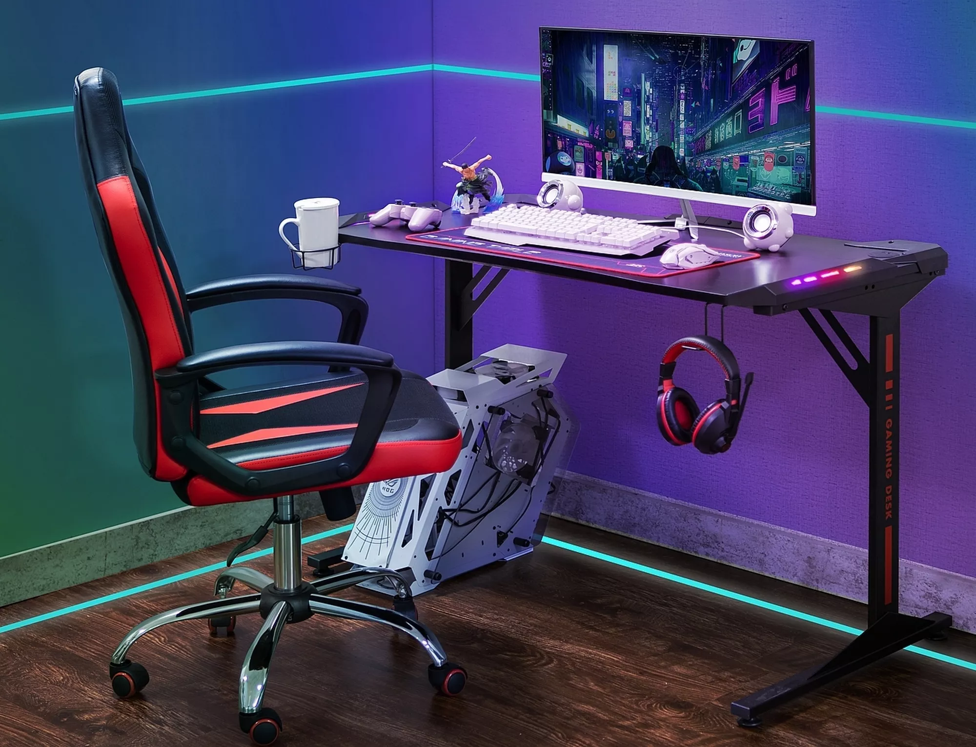 PC stolík B-216 ČIERNA