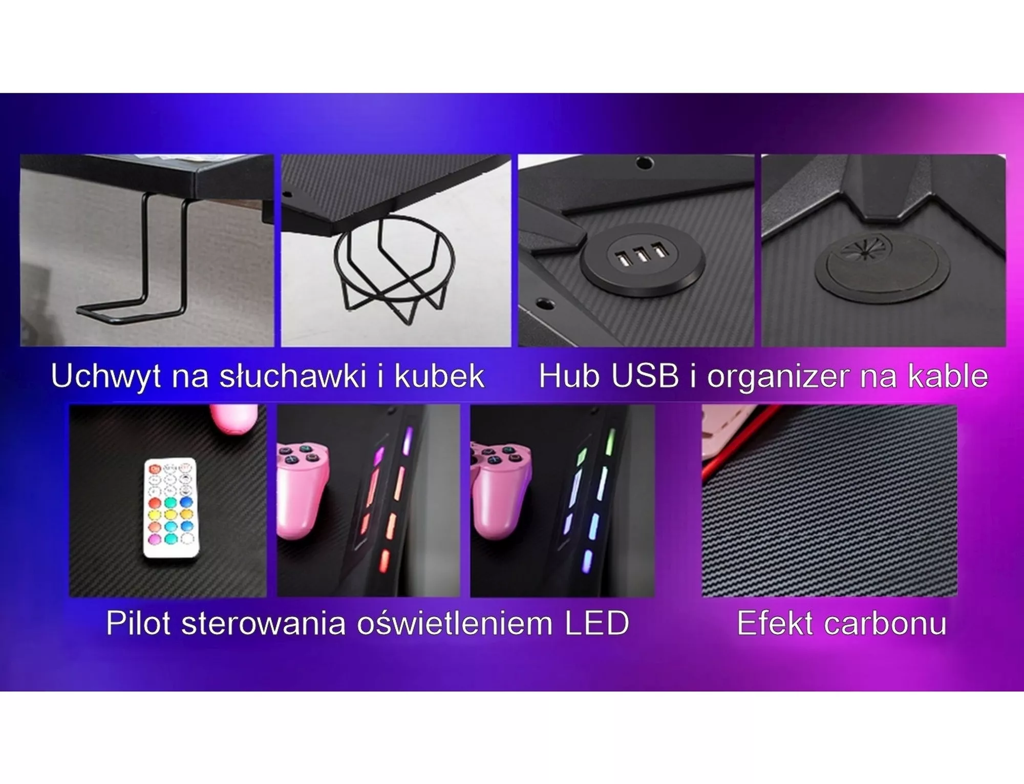 PC stolík B-216 ČIERNA