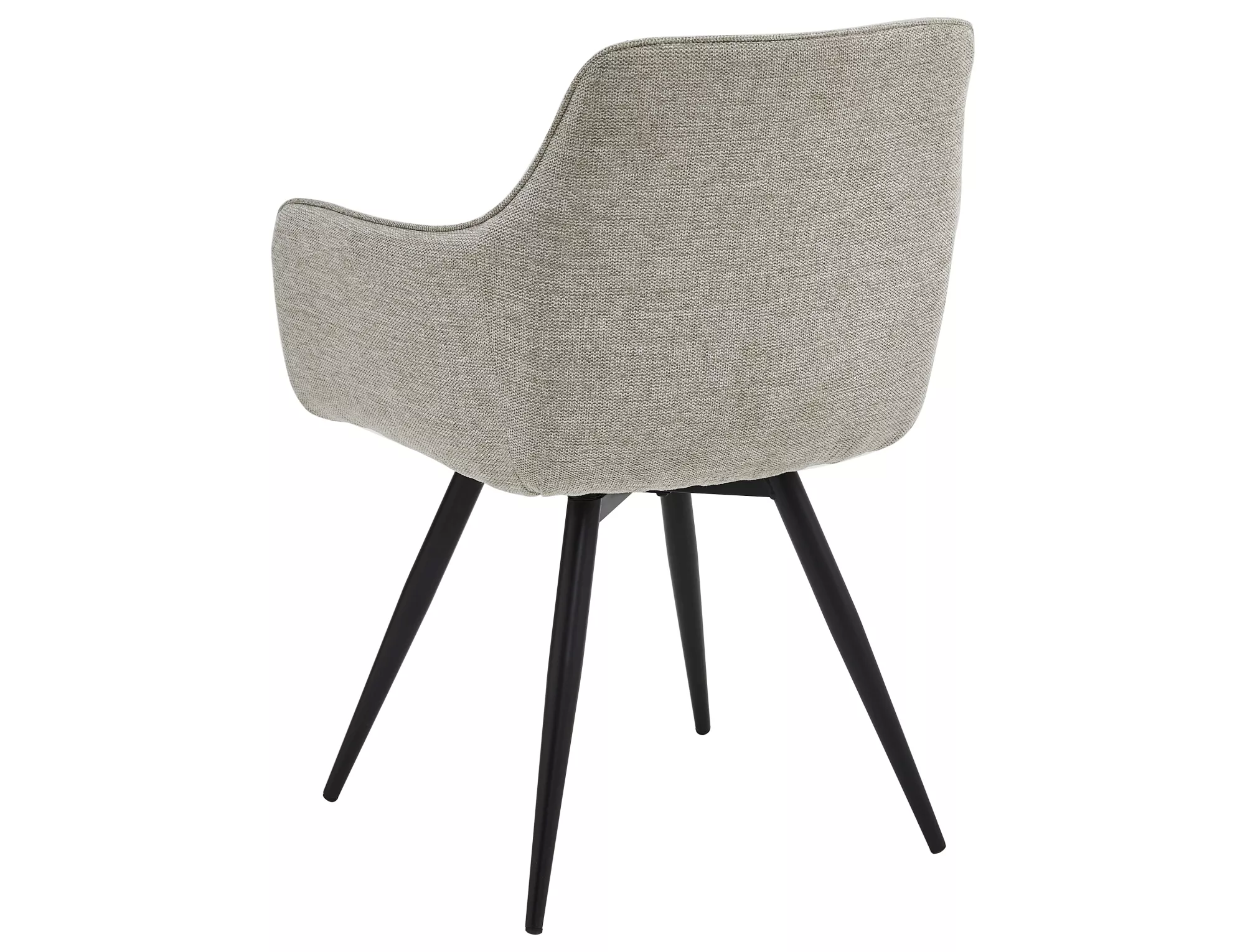 Jedálenská stolička Ballo Brego,  svetlobéžová / matná čierna