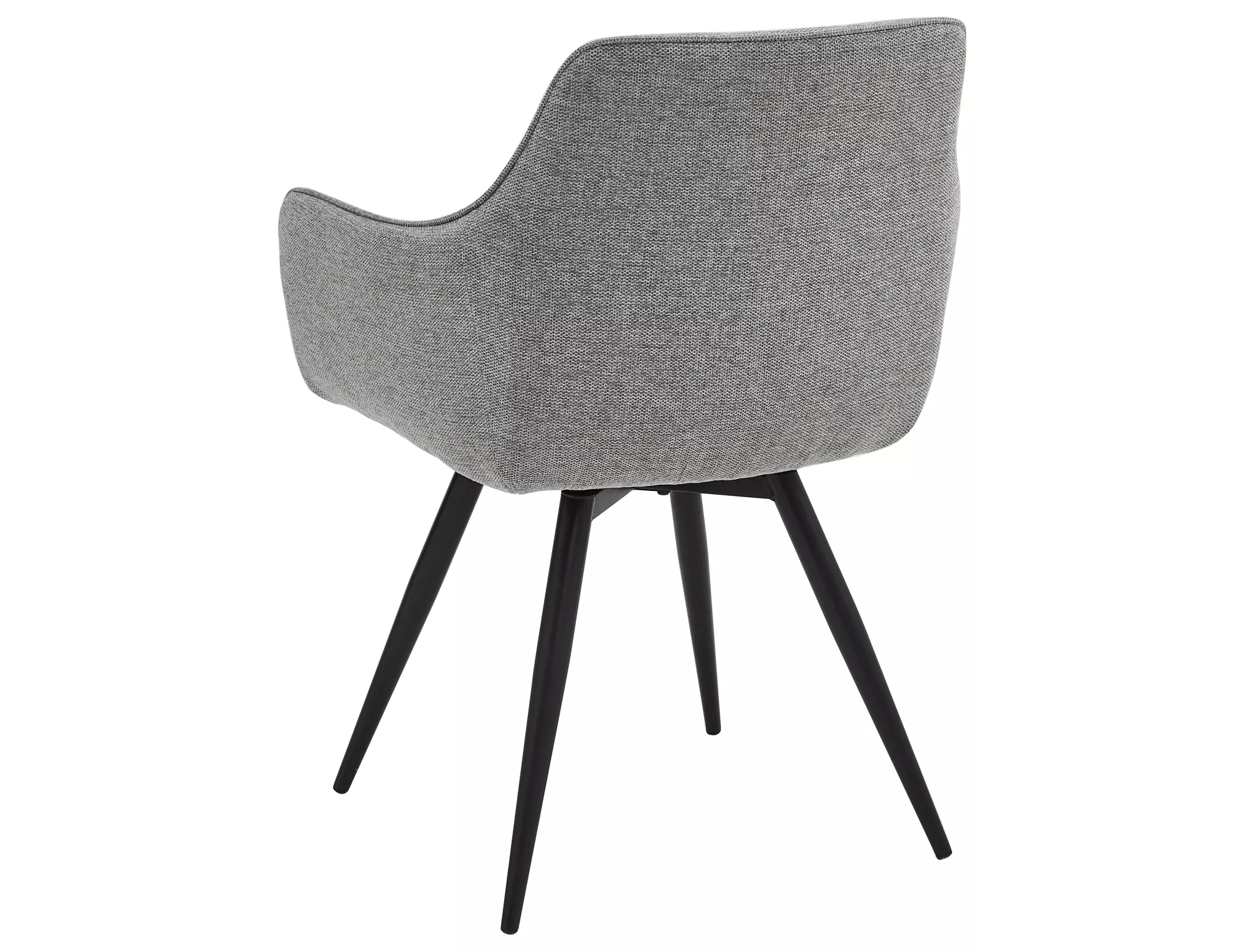 Jedálenská stolička Ballo Brego,  sivá / čierna matná