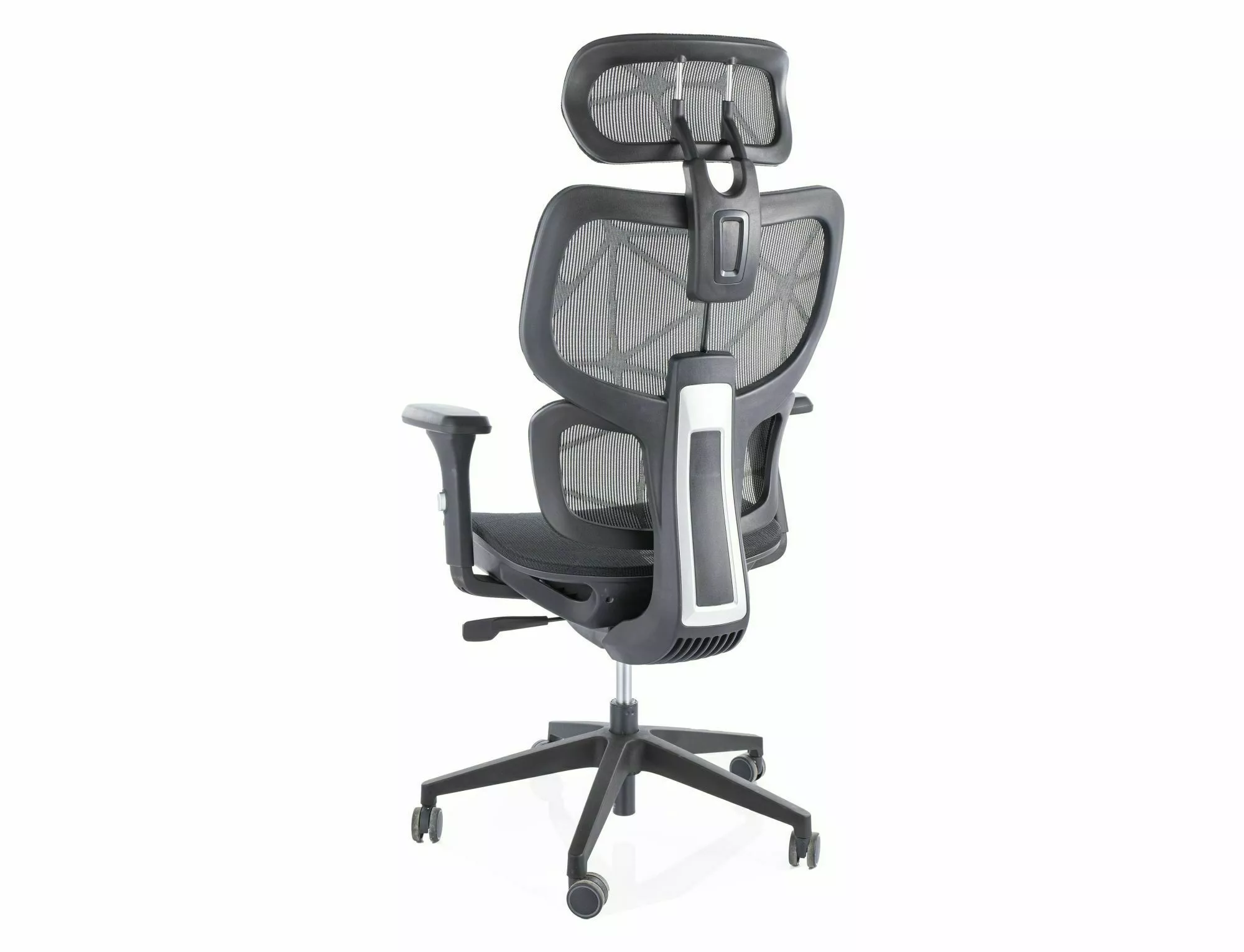 DEVON kreslo otočné, sieťka čierna