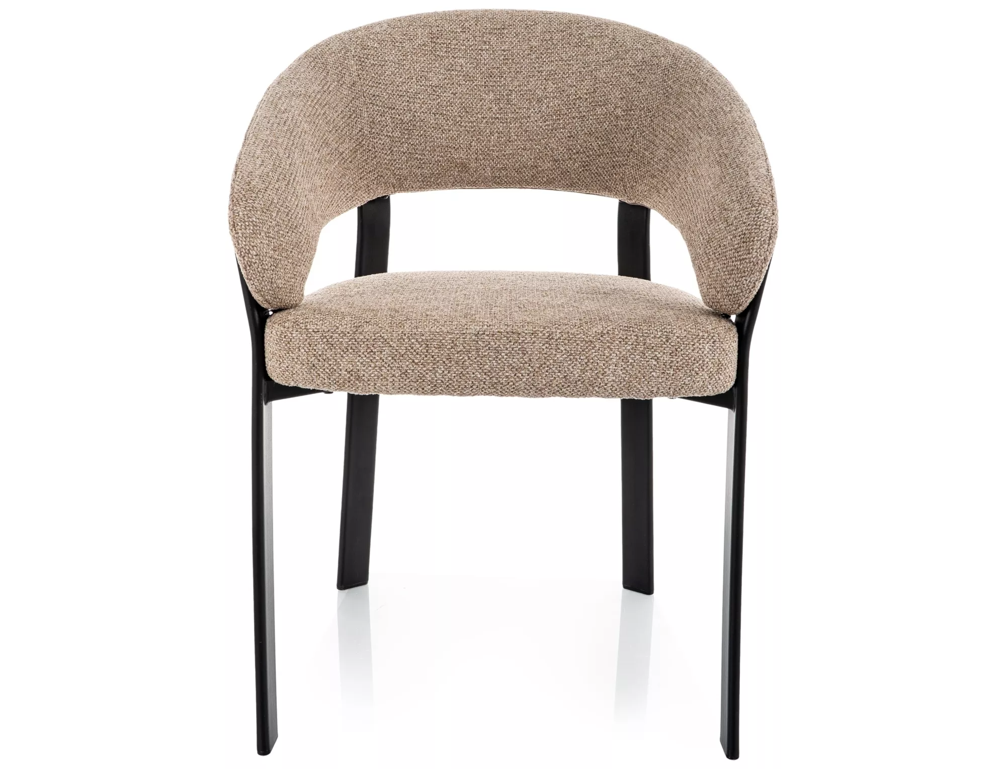 Jedálenská stolička Nagoja, béžová / čierna