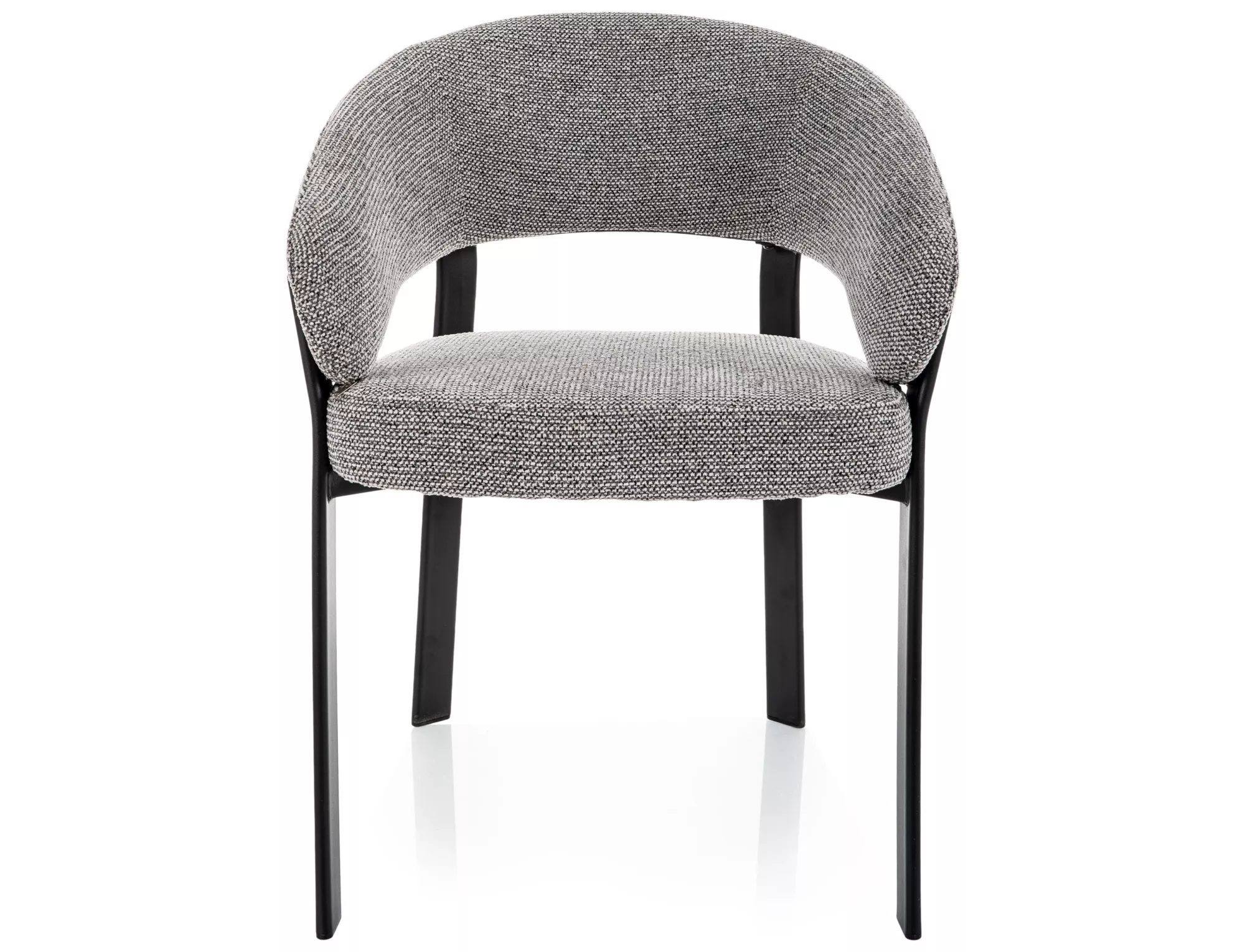 Jedálenská stolička Nagoja, sivá / čierna