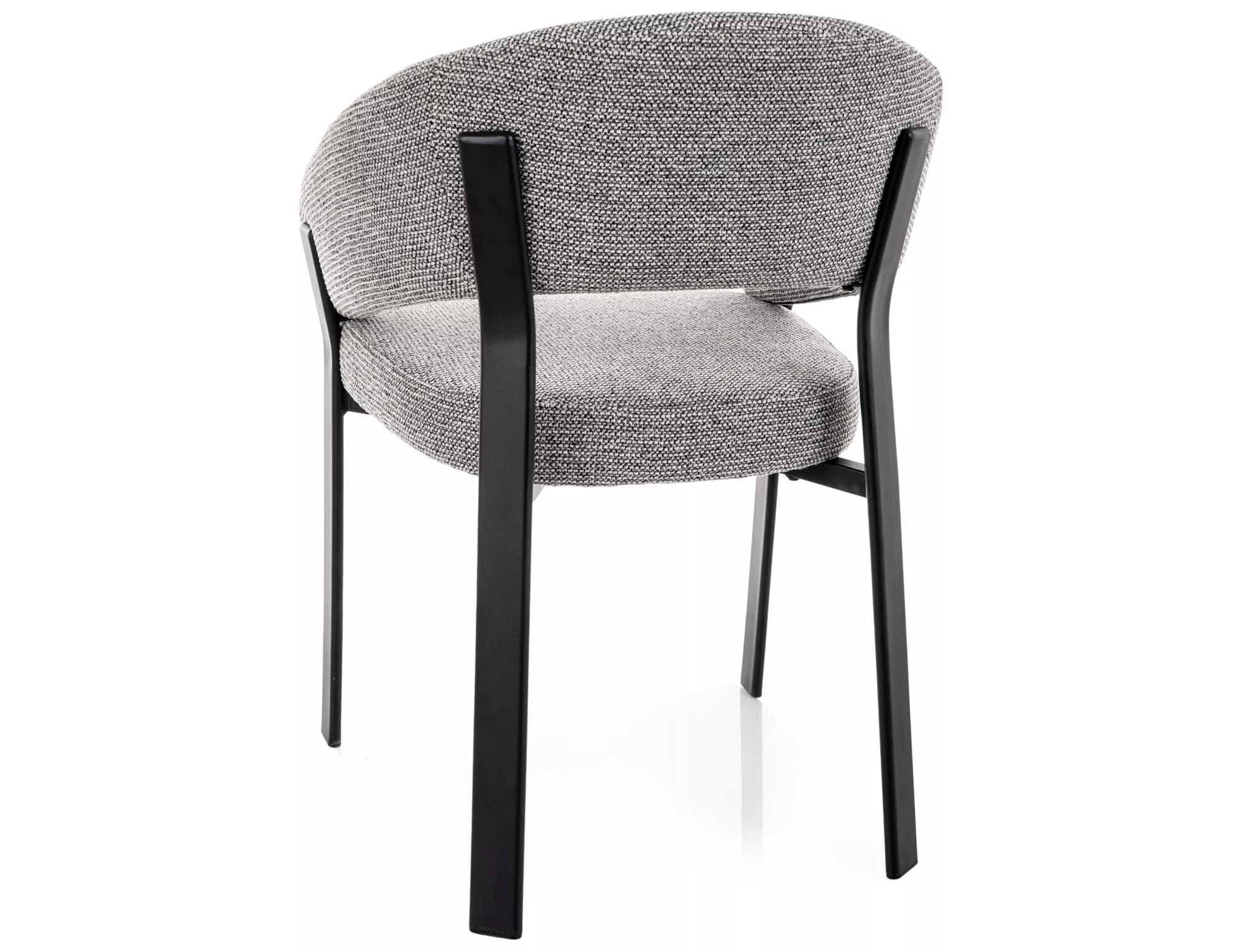 Jedálenská stolička Nagoja, sivá / čierna