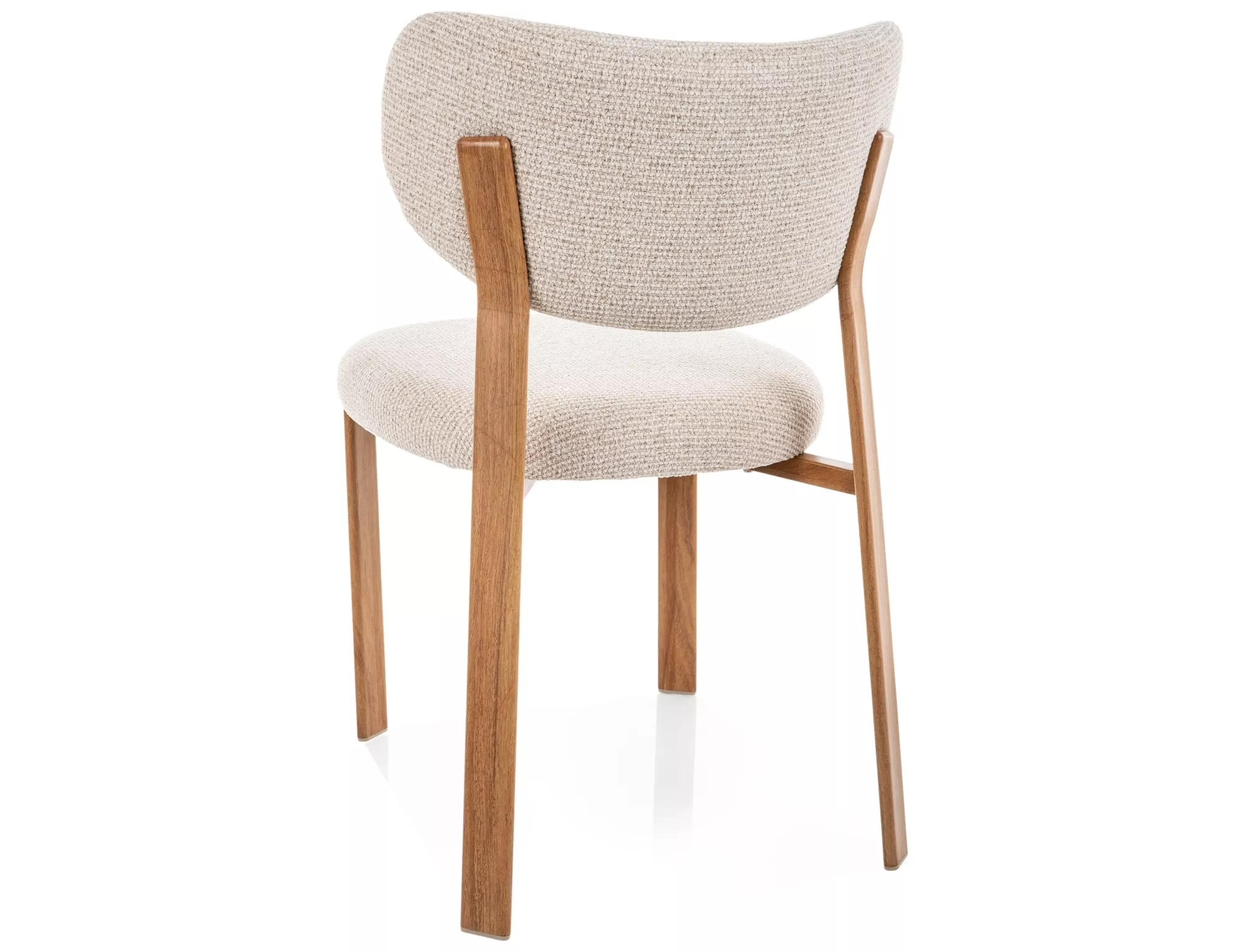 Jedálenská stolička Rin D, svetlo béžová / dub