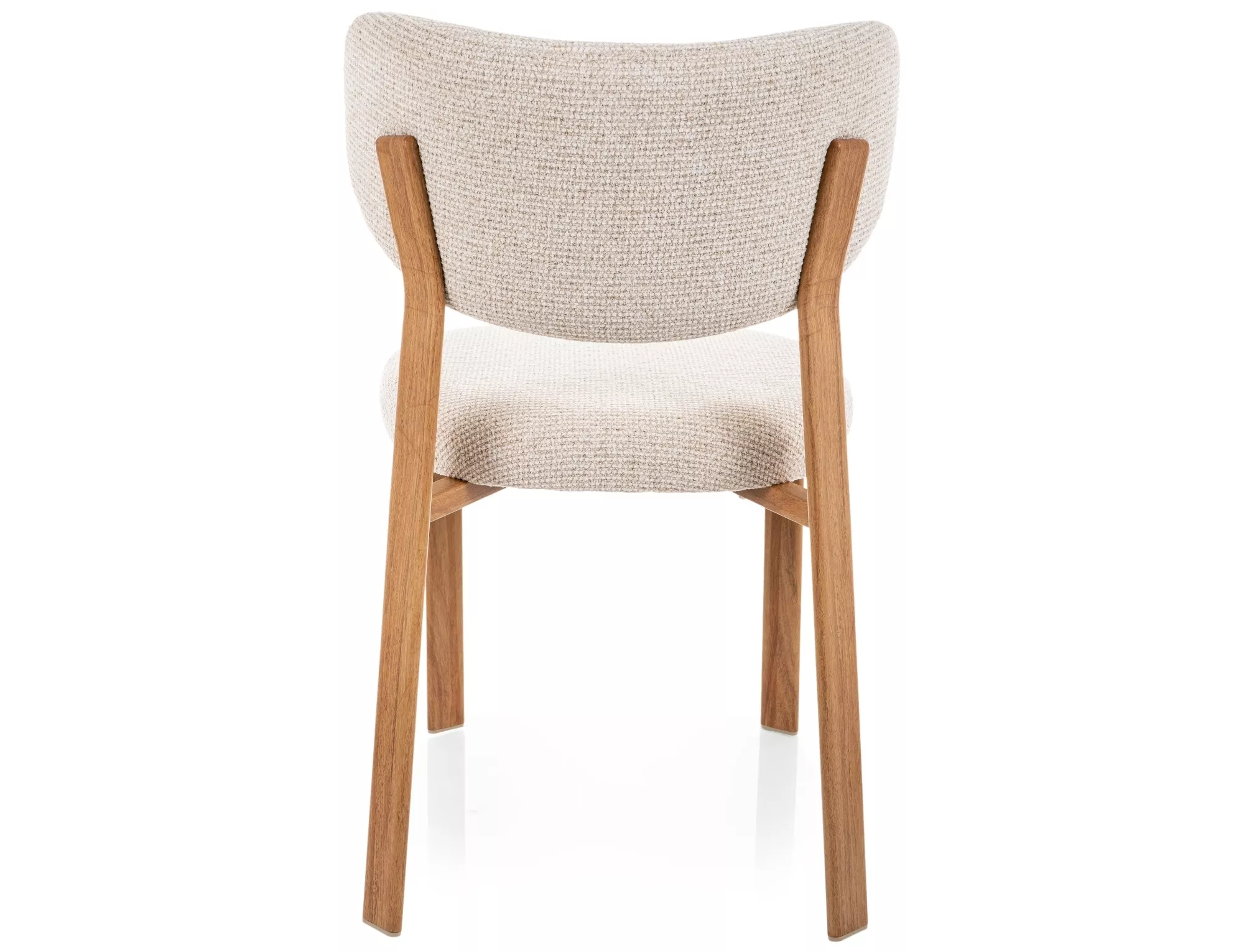 Jedálenská stolička Rin D, svetlo béžová / dub