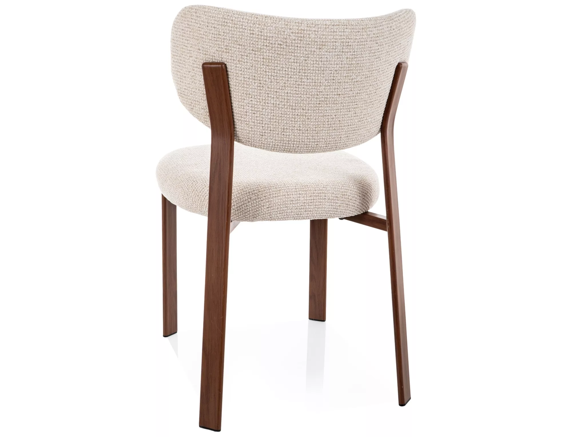 Jedálenská stolička Rin D, svetlo béžová / orech