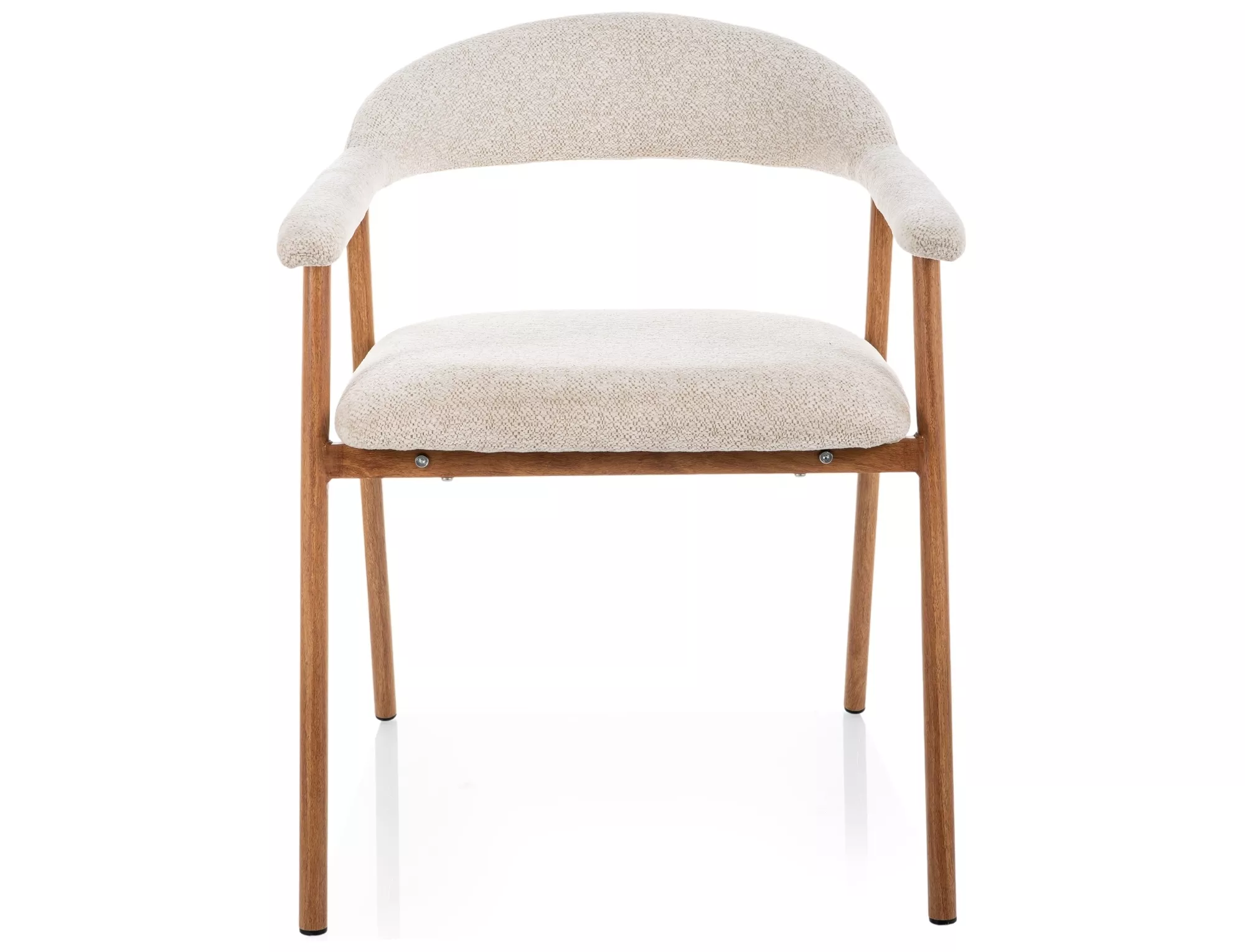 Jedálenská stolička Lagos D Raven, svetlo béžová/dub