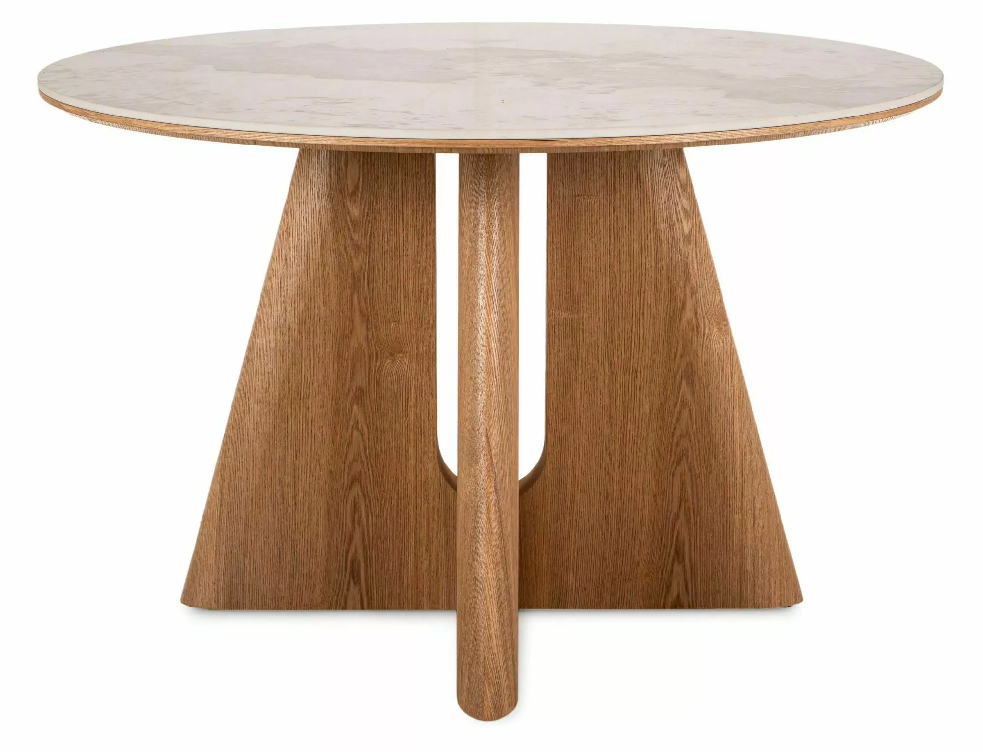 Keramický jedálenský stôl Alzano 120, mramor/dub