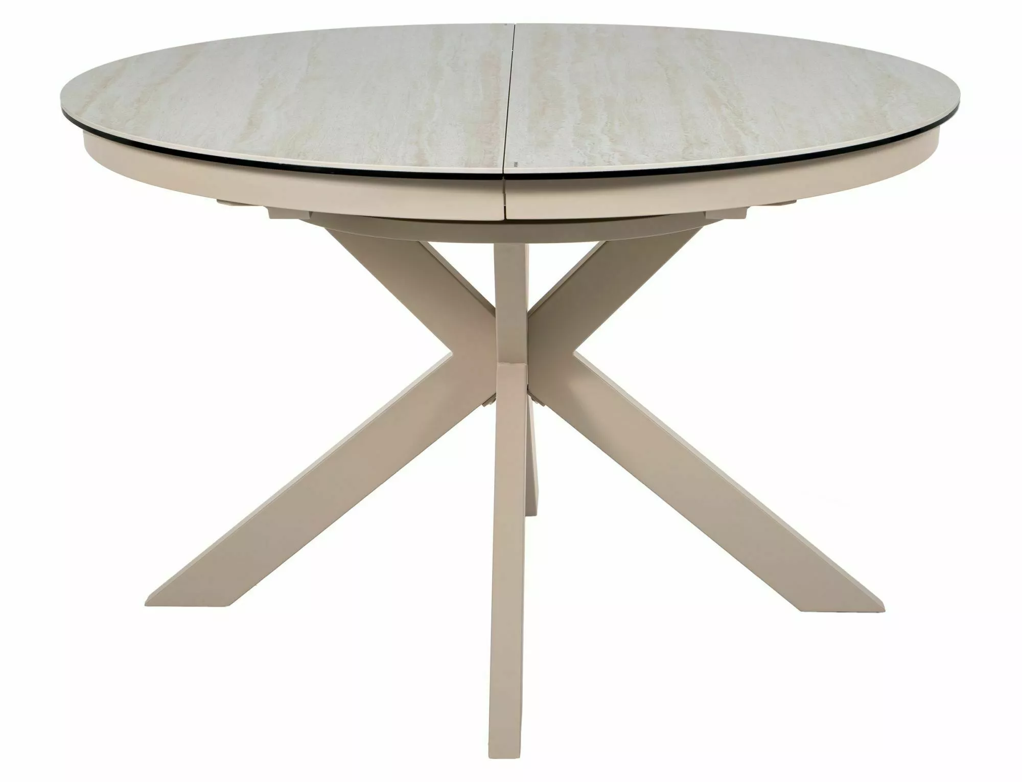 Keramický jedálenský stôl Porto 120-160, Mramor/kašmír