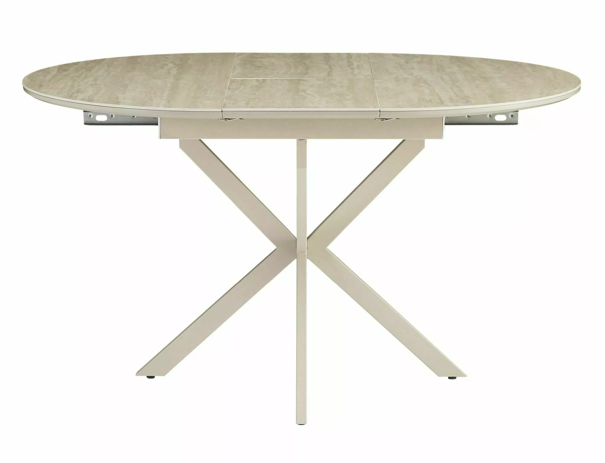 Keramický jedálenský stôl Gaston 100-135, mramor/kašmír