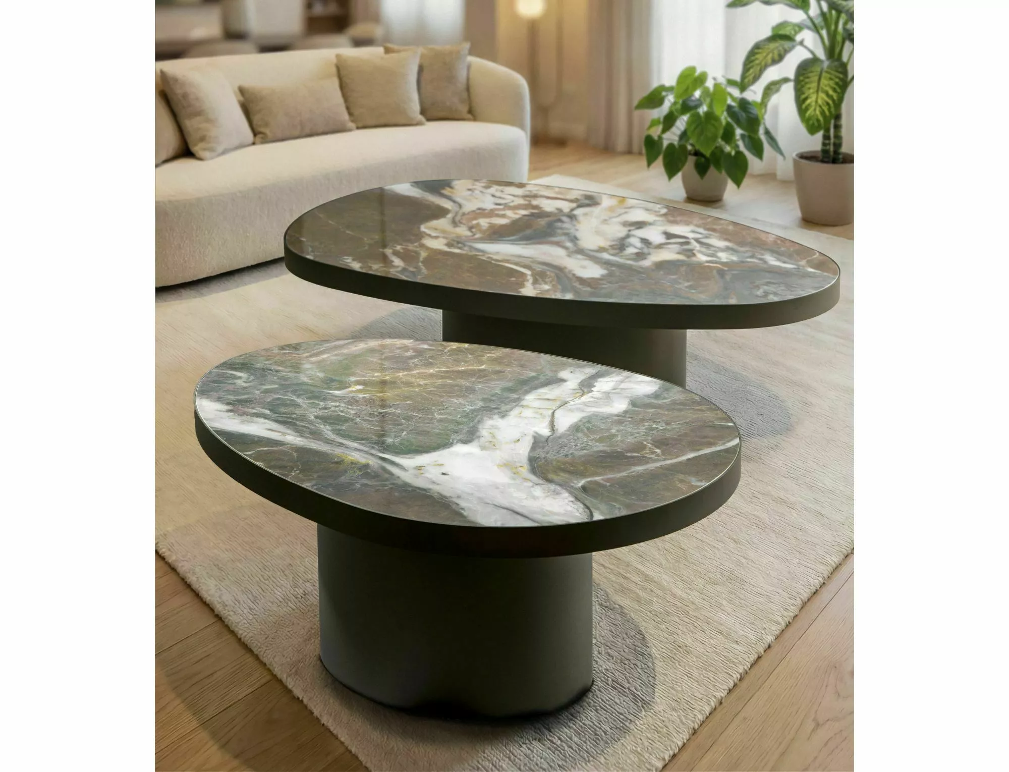 Konferenčný stolík Gusto A, medená