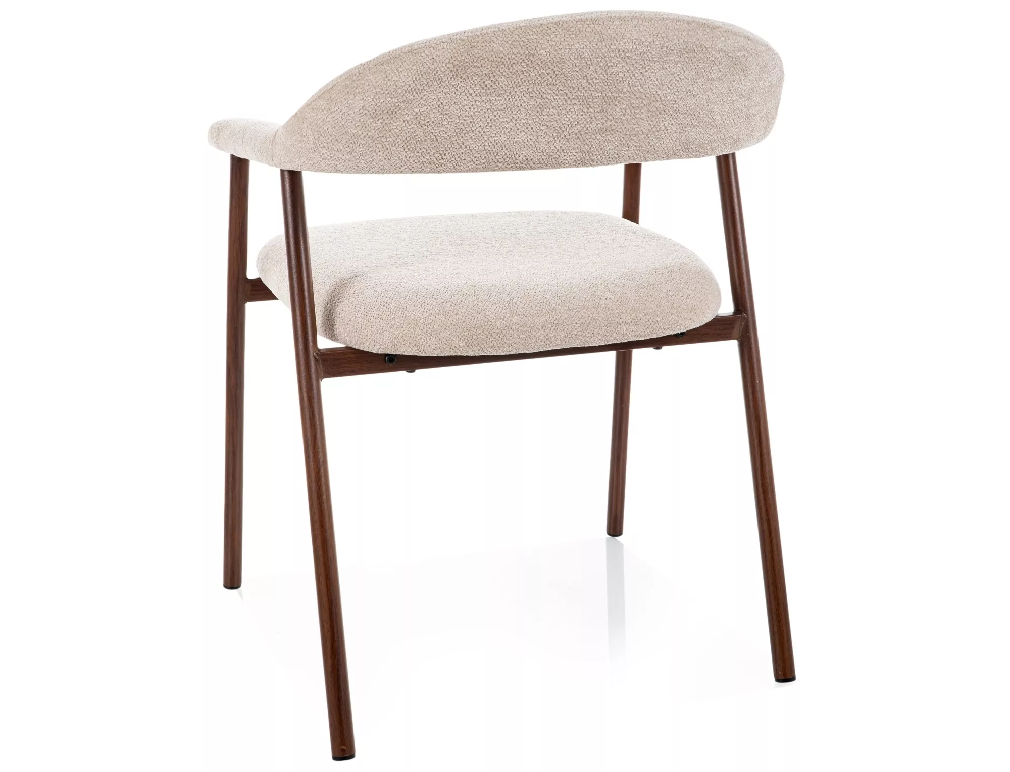 Jedálenská stolička Lagos D Raven, béžová / orech