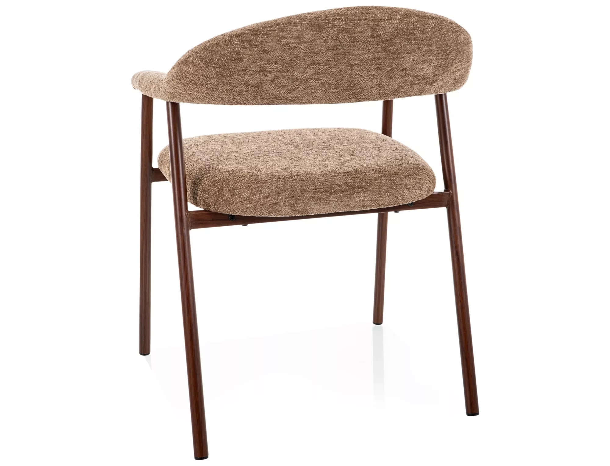 Jedálenská stolička Lagos D Raven, latte / orech