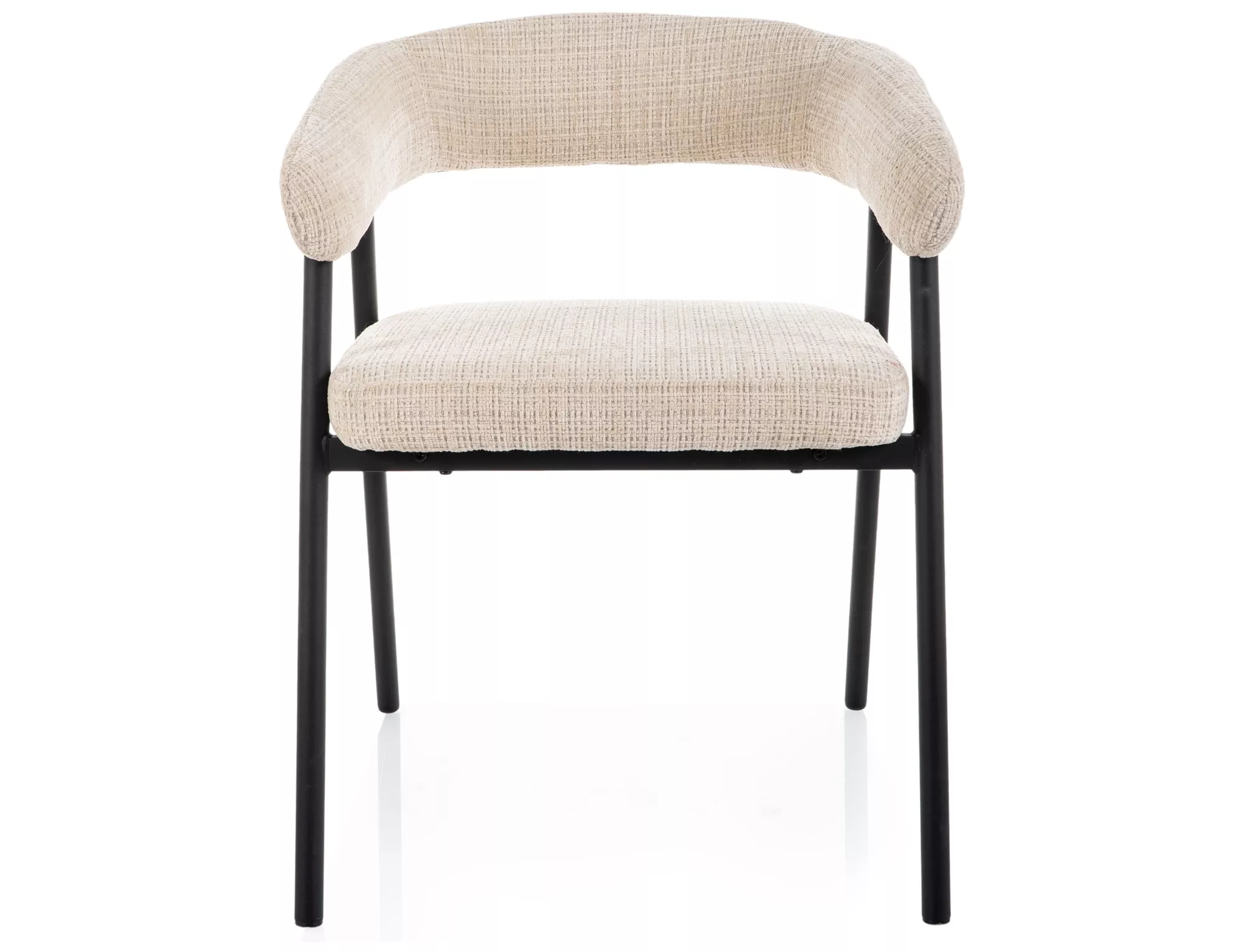 Jedálenská stolička Katana, béžová / čierna