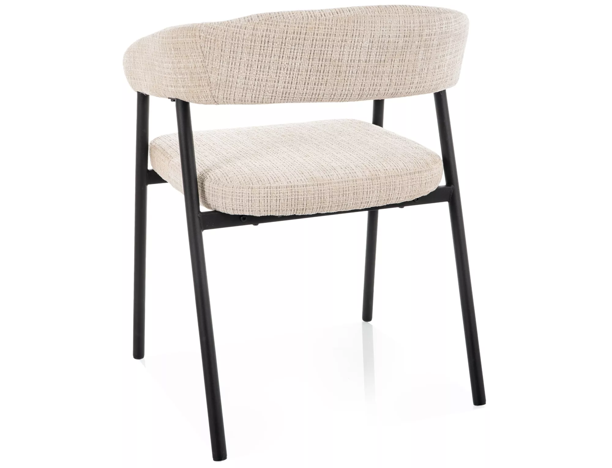 Jedálenská stolička Katana, béžová / čierna