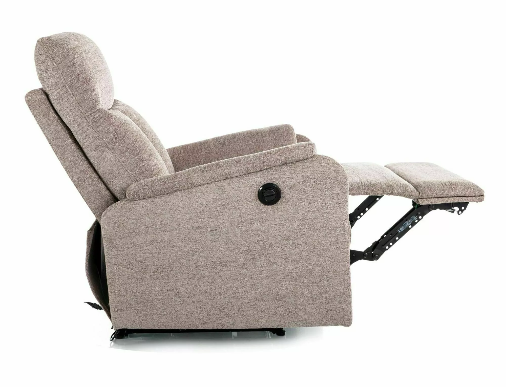 Polohovacie relaxačné kreslo Atlas Raven, tmavá béžová