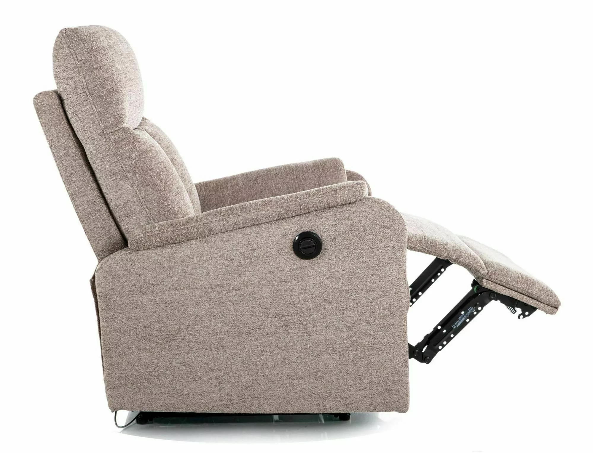 Polohovacie relaxačné kreslo Atlas Raven, tmavá béžová