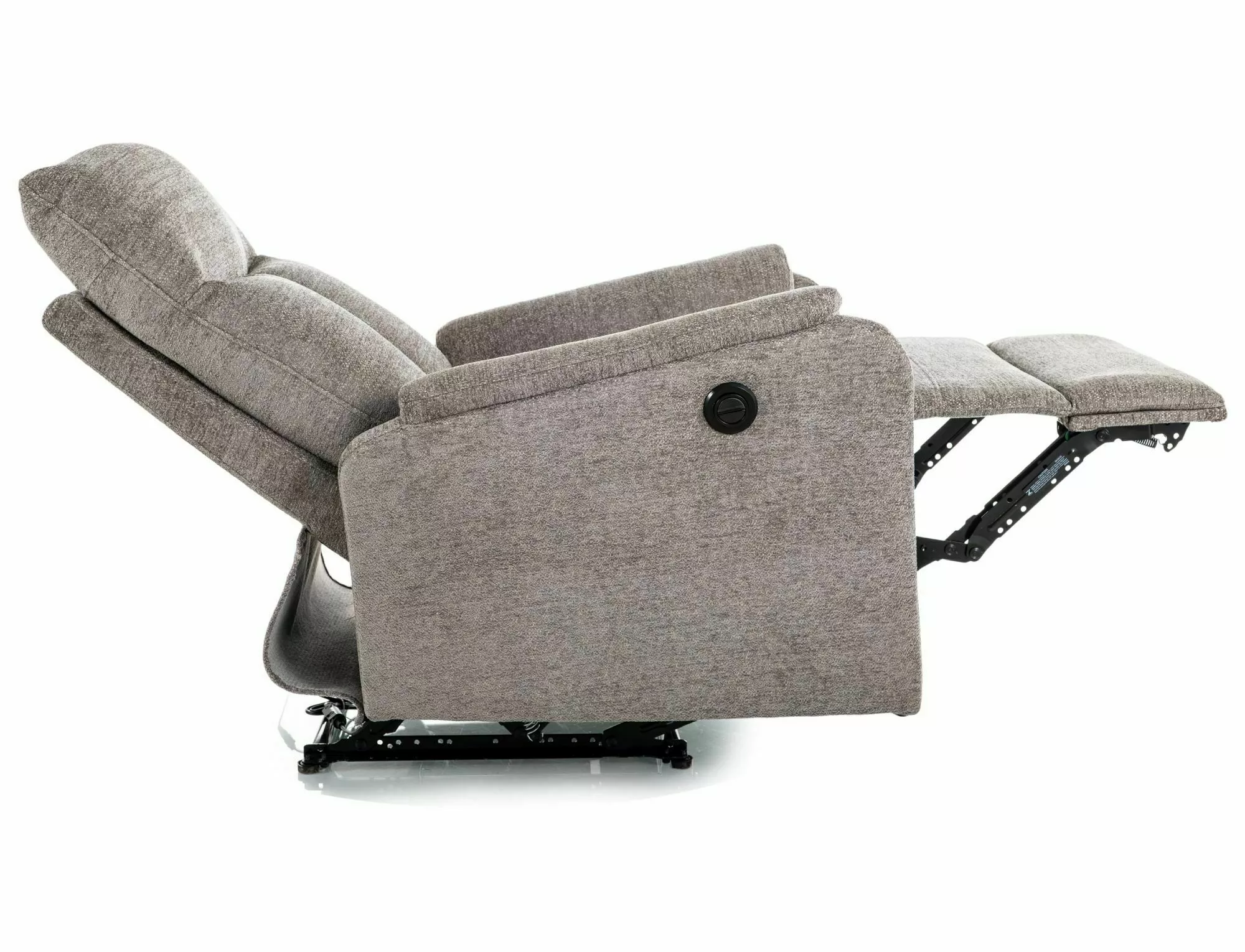 Polohovacie relaxačné kreslo Atlas Raven, sivá