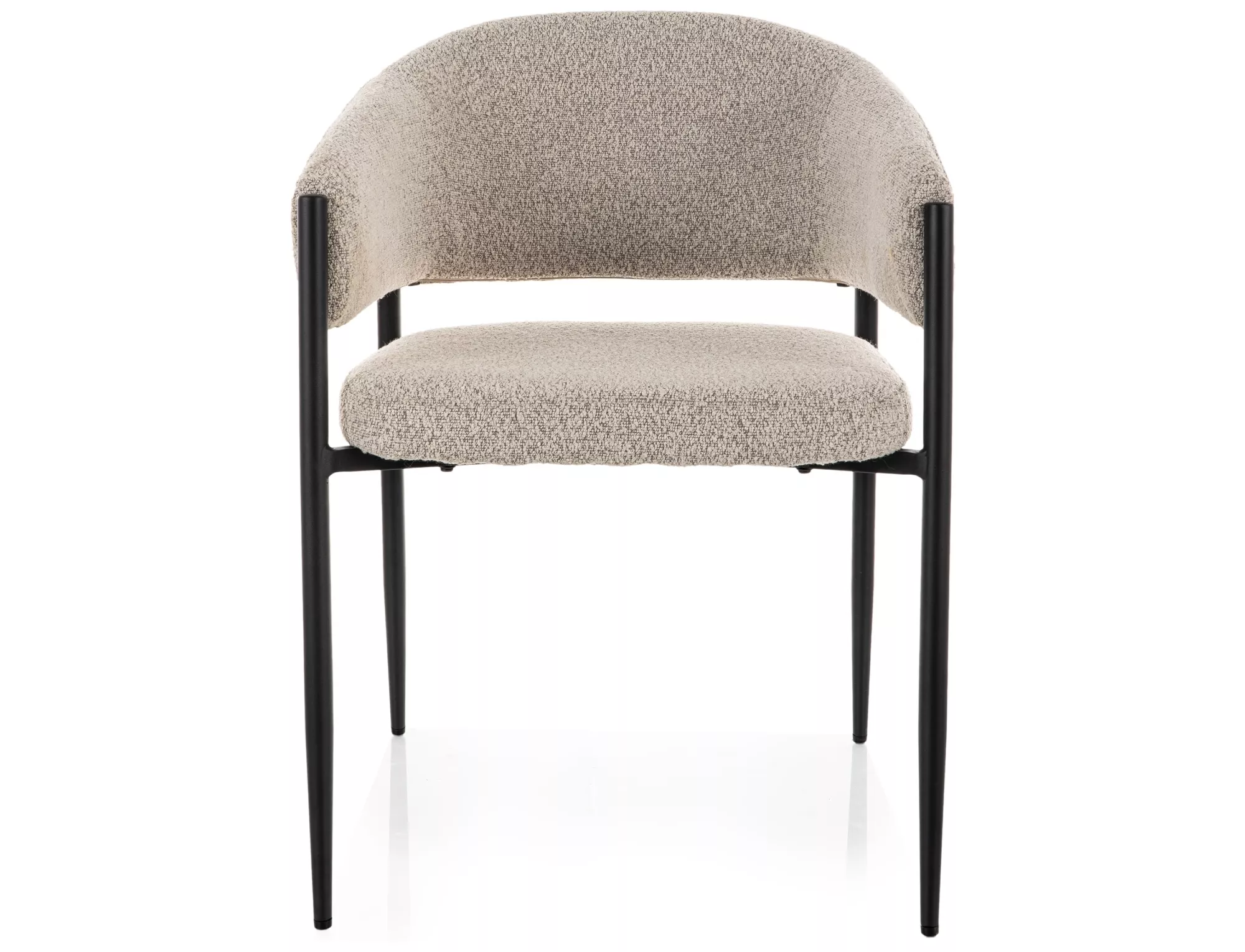 Jedálenská stolička Akita, béžová / čierna