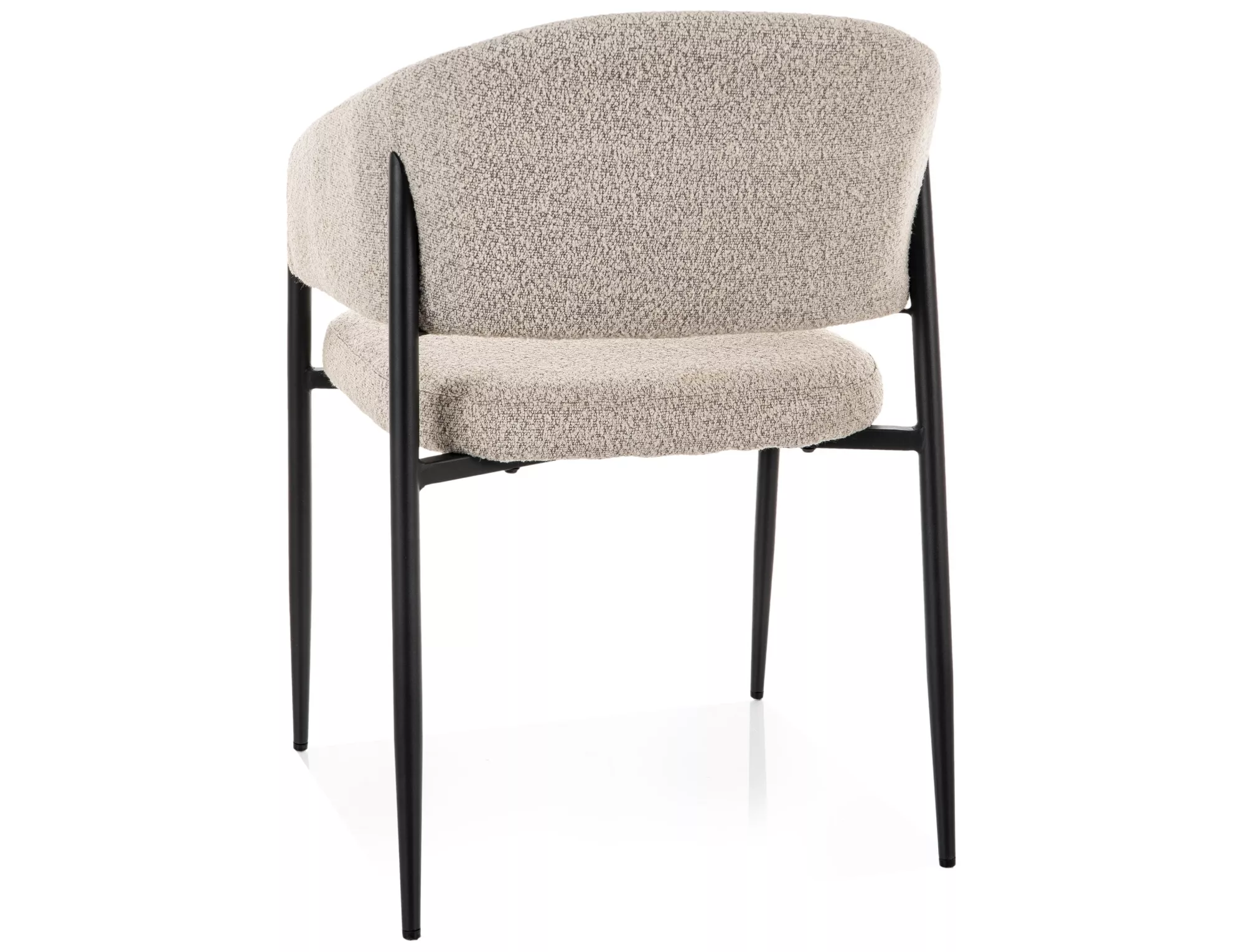 Jedálenská stolička Akita, béžová / čierna