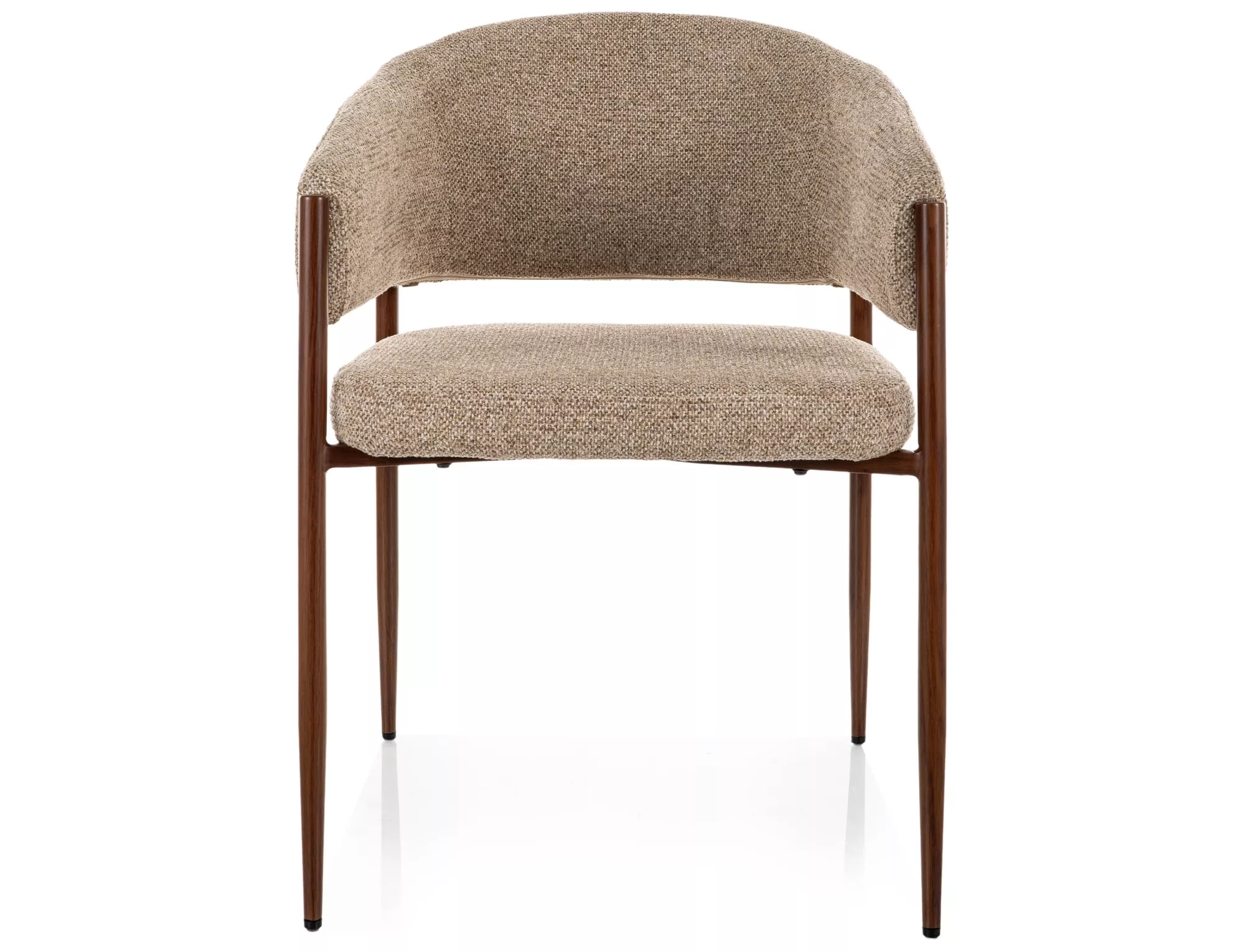 Jedálenská stolička Akita D, béžová / orech