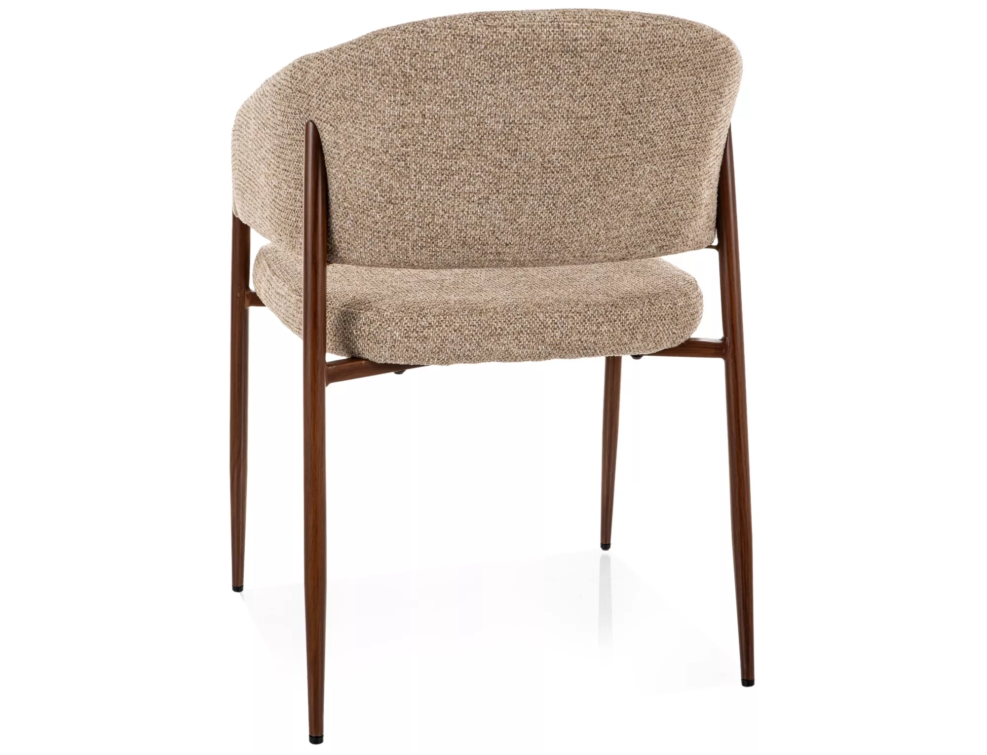 Jedálenská stolička Akita D, béžová / orech