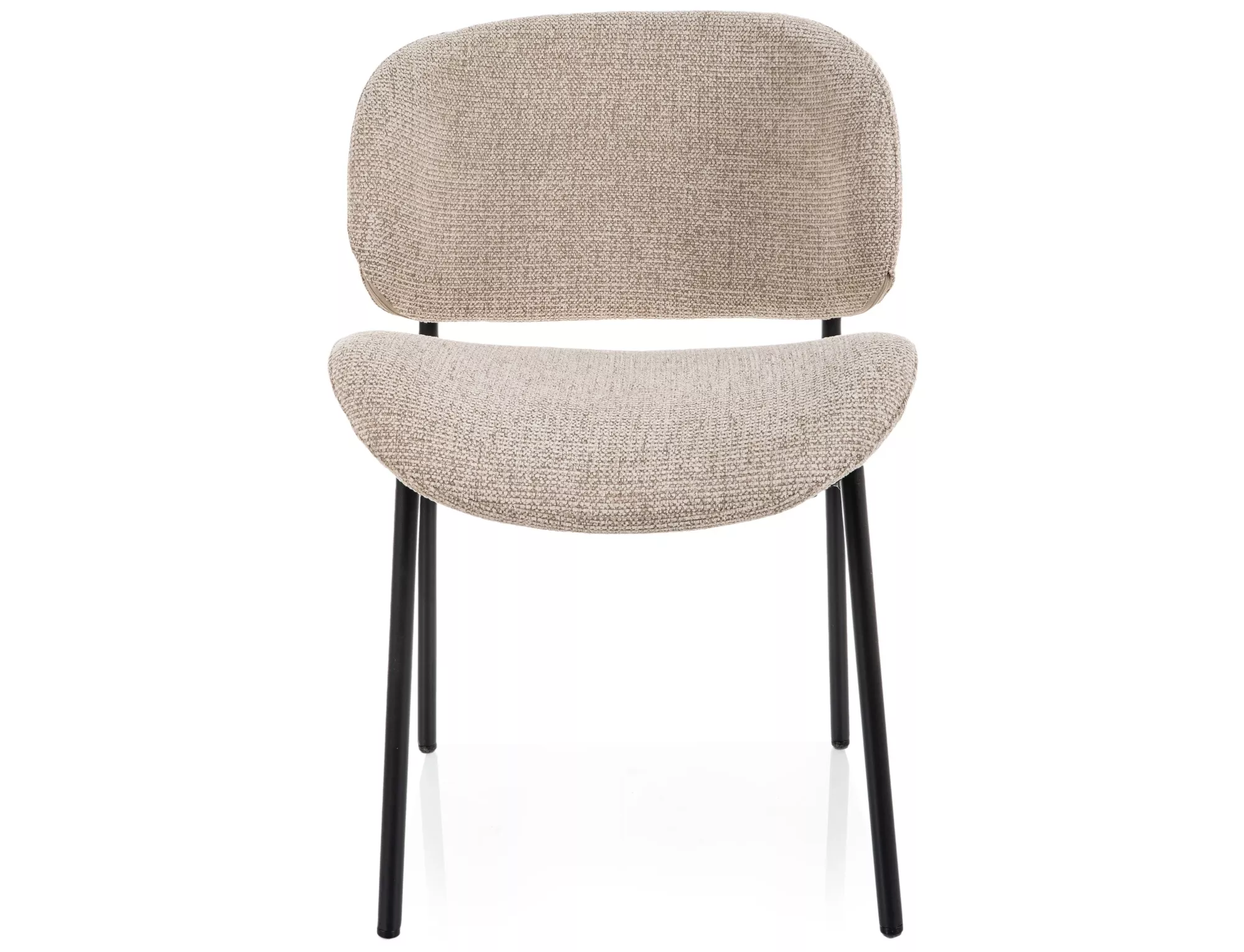 Jedálenská stolička Kiso Noelle, béžová / čierna